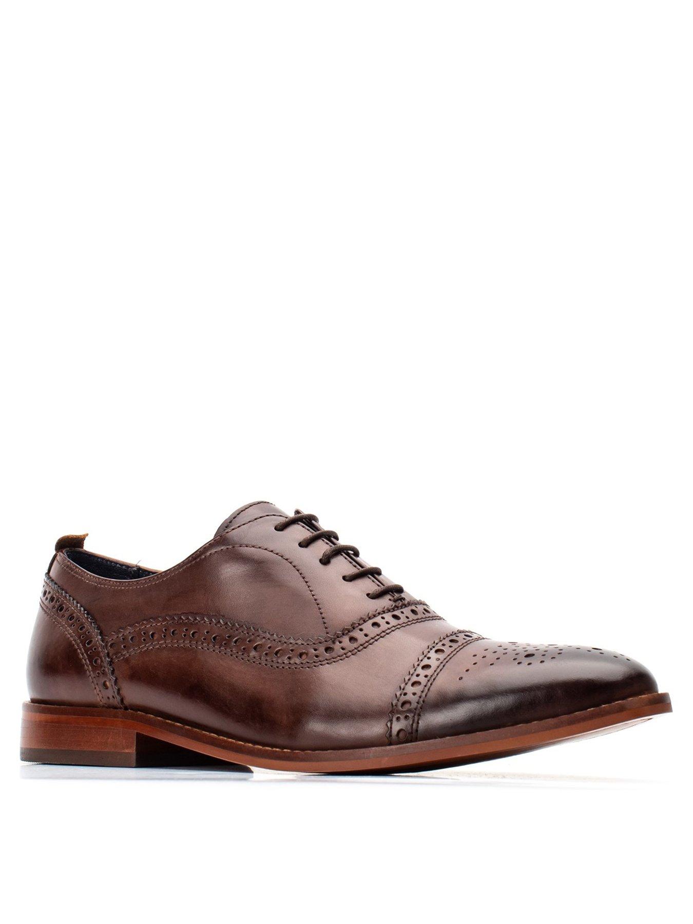 Image 2 of 5 of Base London Cast Brogue Shoe - Brown