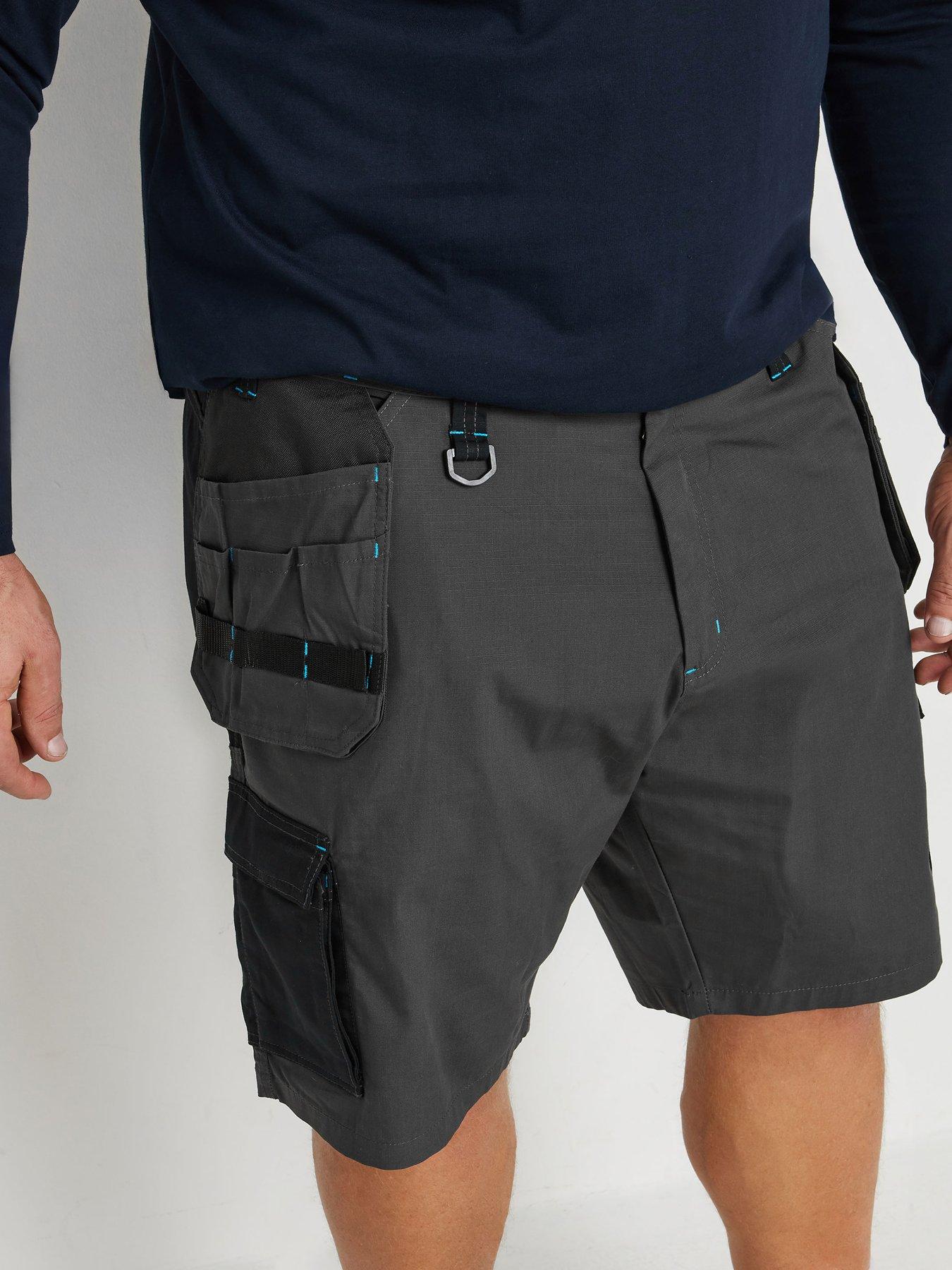 BadRhino Big Tall Workwear Cargo Shorts Grey Very