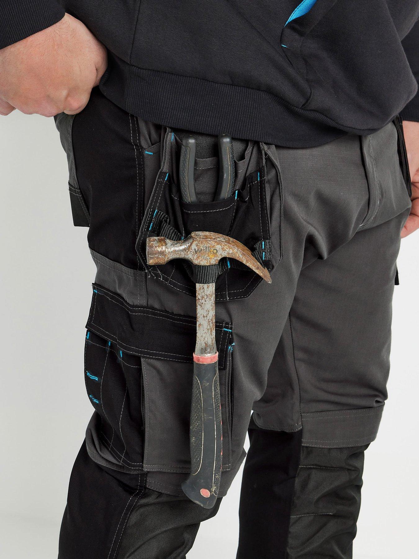 Image 3 of 3 of BadRhino Workwear Cargo Trousers - Black