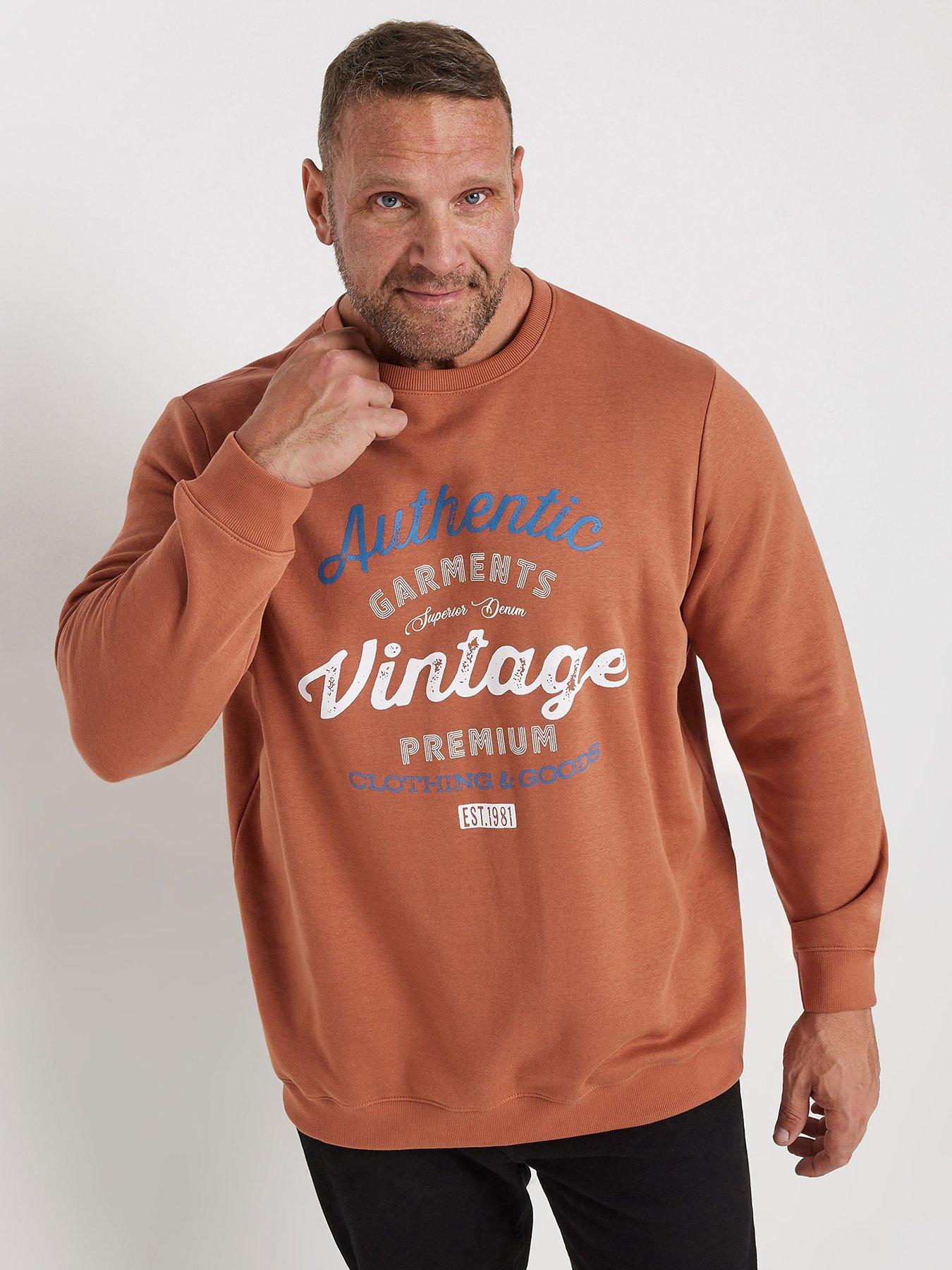 undefined Authentic Crew Neck Sweatshirt - Orange