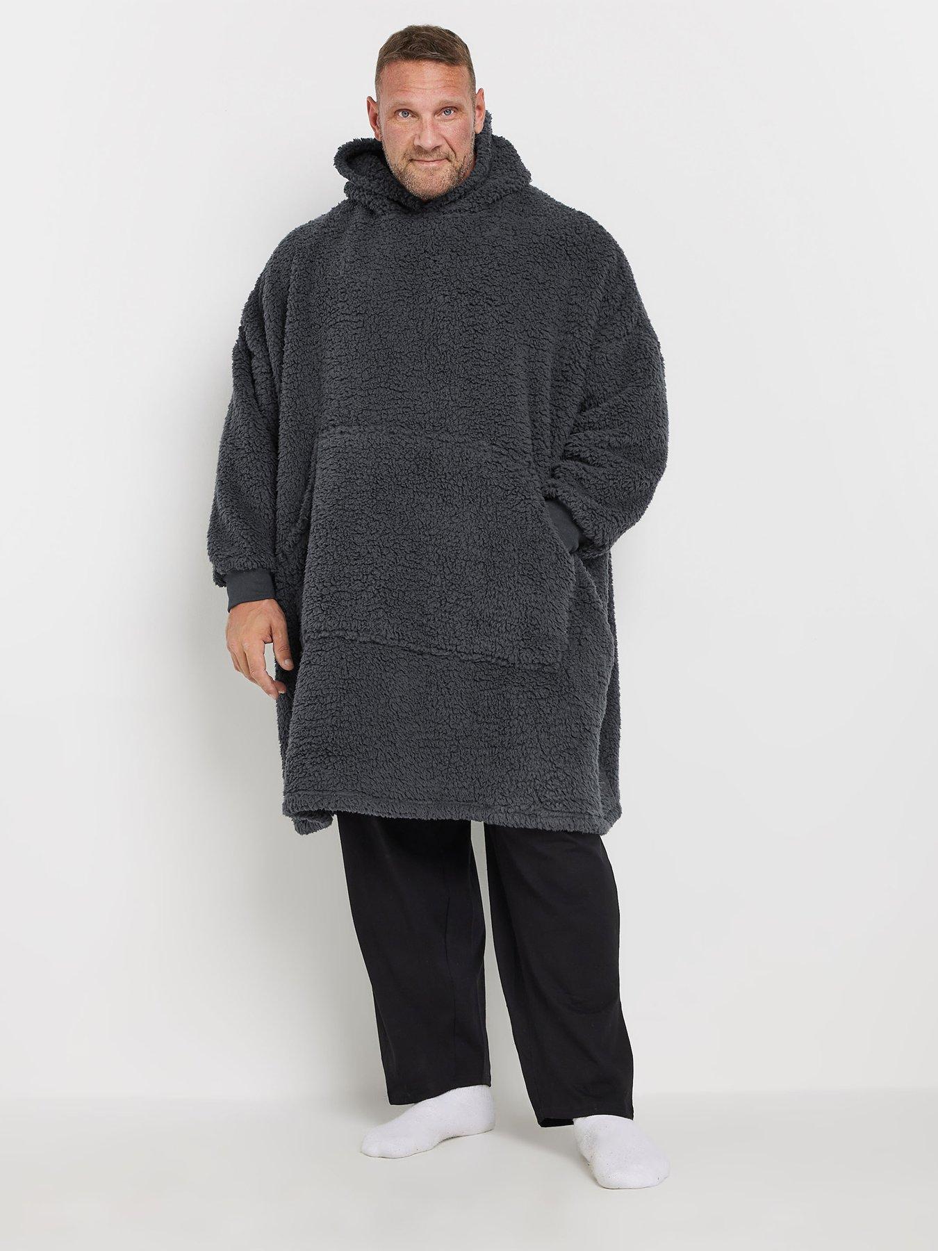 undefined Br Charcoal Snuggle Hoodie - Grey