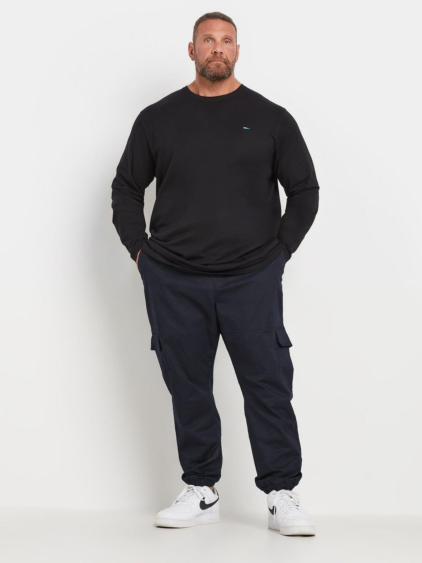 Image 2 of 2 of BadRhino Big &amp; Tall Cargo Trousers 30" - Blue