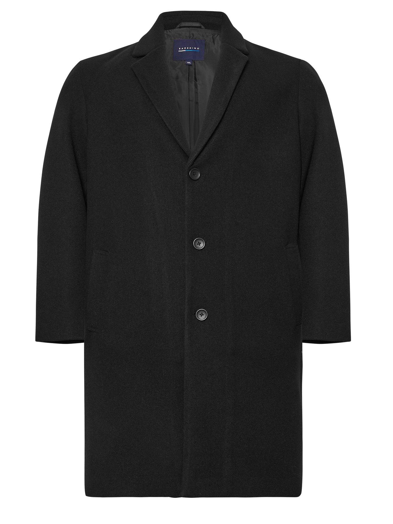 Image 3 of 3 of BadRhino Luxe Overcoat - Black