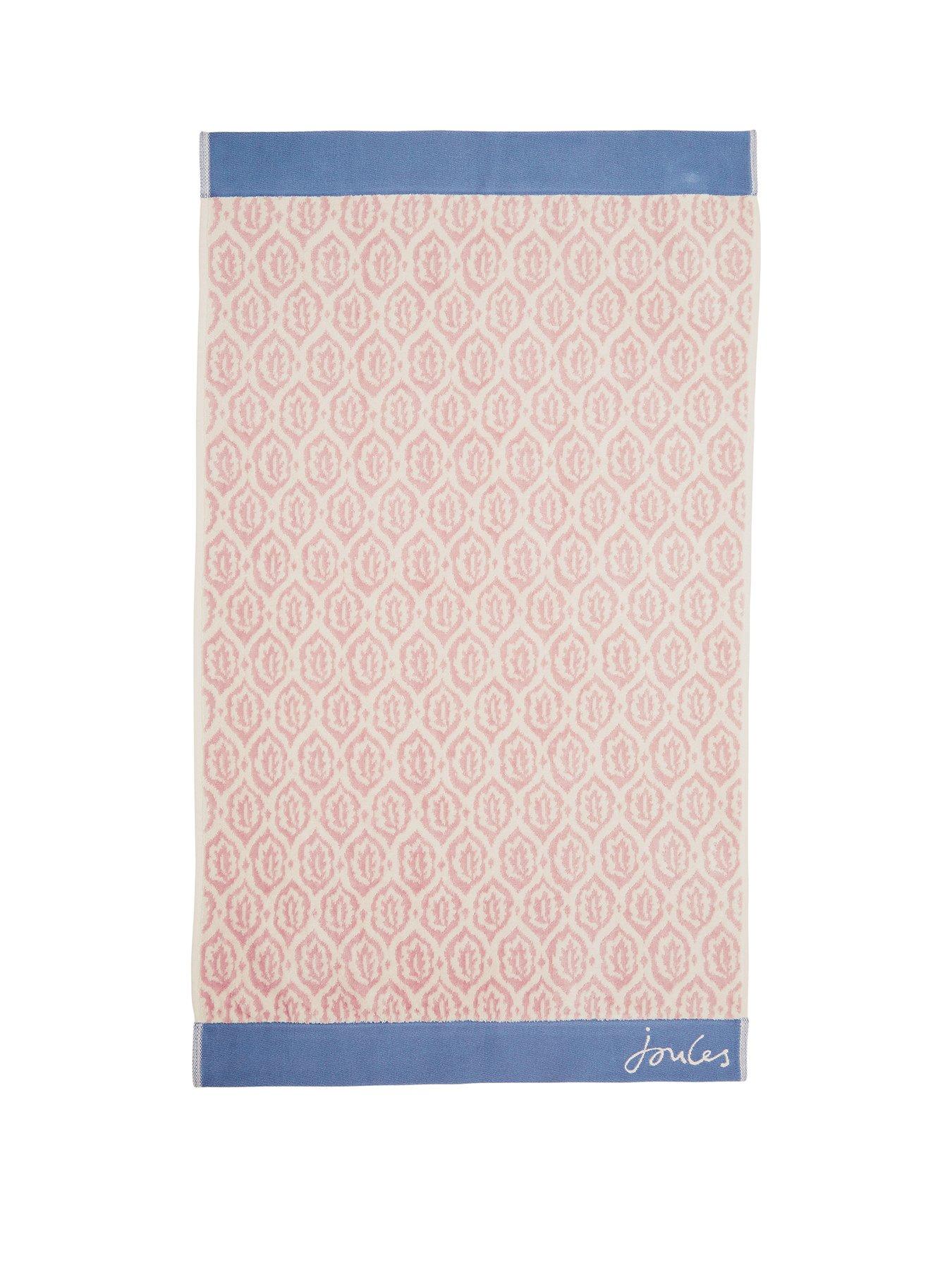 Image 2 of 2 of Joules Leaf Trellis 100% Cotton Towels Bath Pink