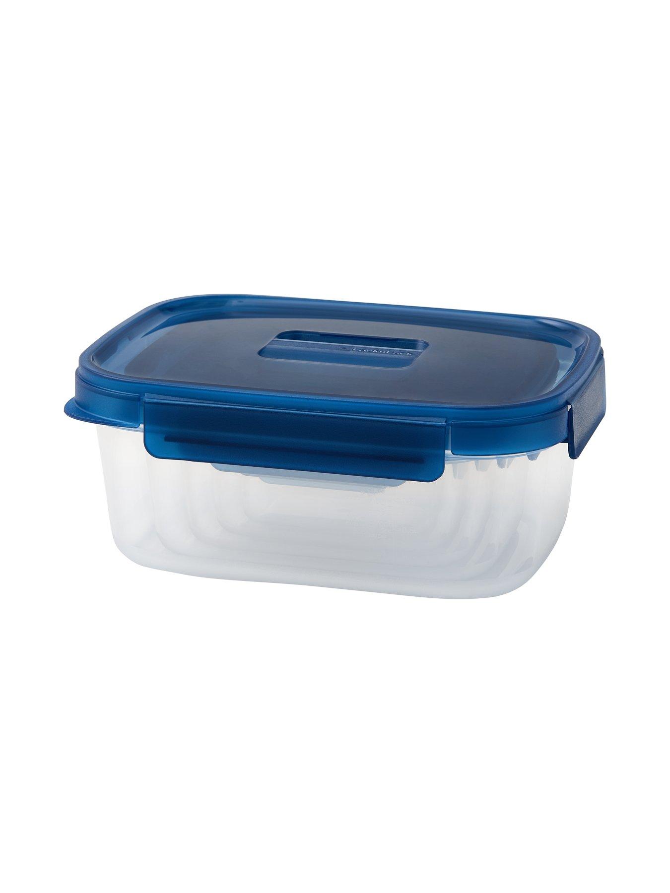 Image 3 of 6 of Lock and Lock Nestnlock Blue/clear 5pc Set - 230ml/500ml / 920ml / 1.6l/2.7l