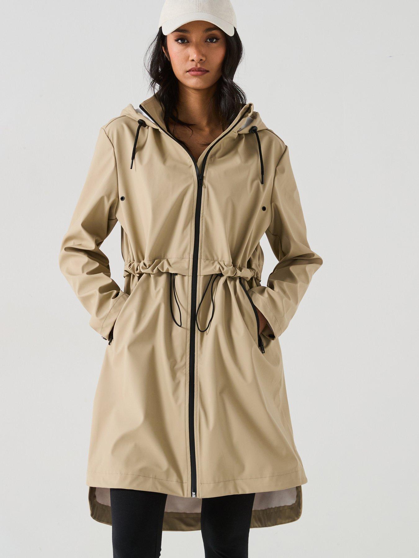 undefined Water Resistant Lightweight Jacket - Cream
