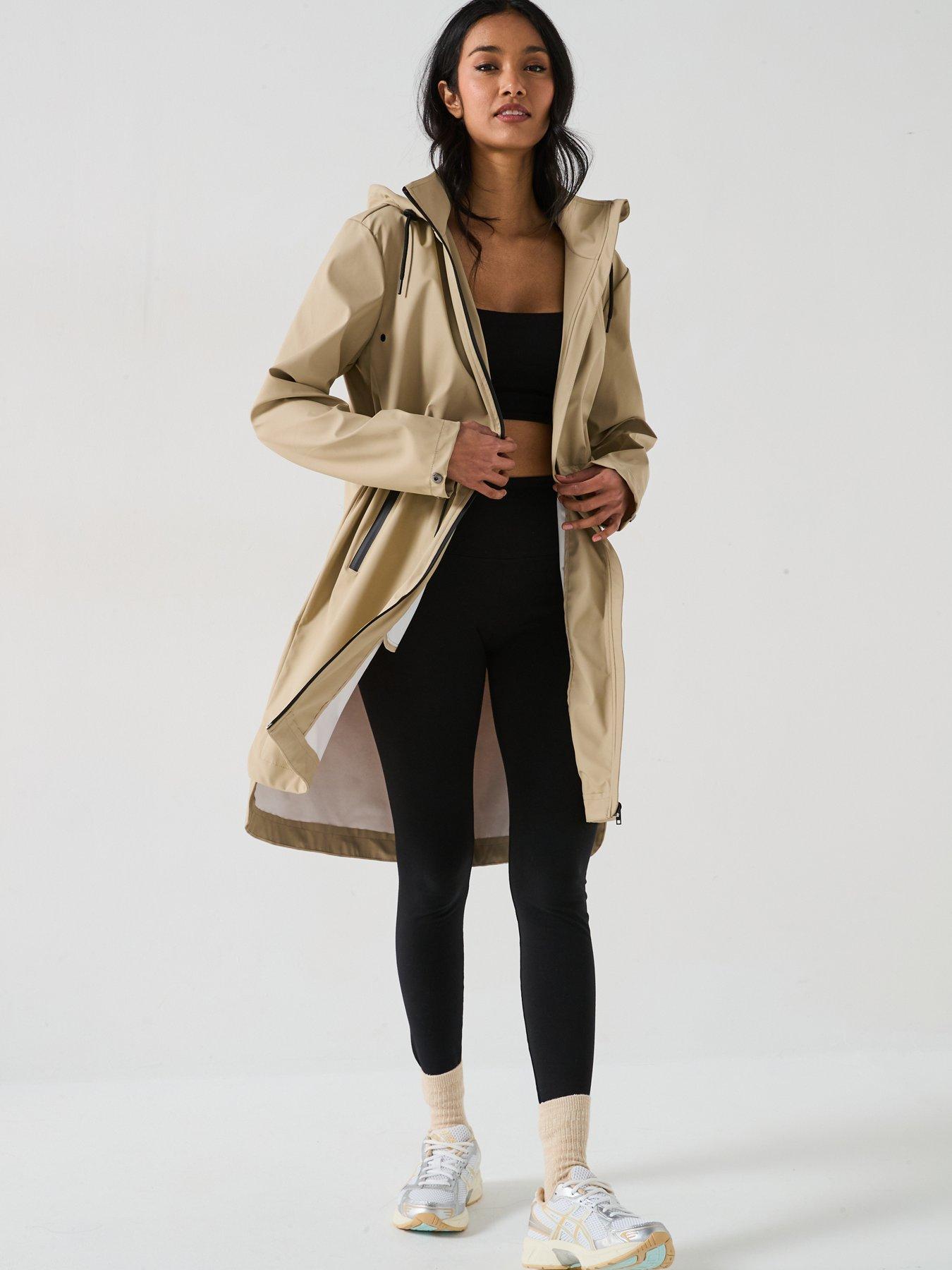 Image 3 of 6 of V by Very Water Resistant Lightweight Jacket - Cream