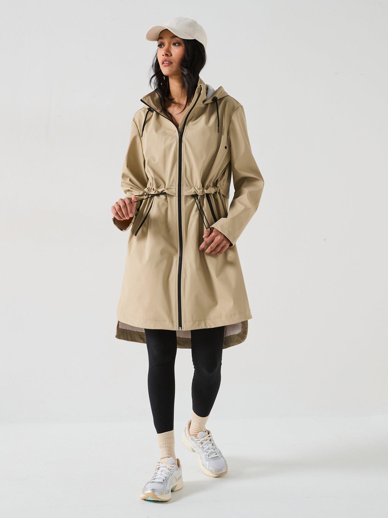 Image 6 of 6 of V by Very Water Resistant Lightweight Jacket - Cream