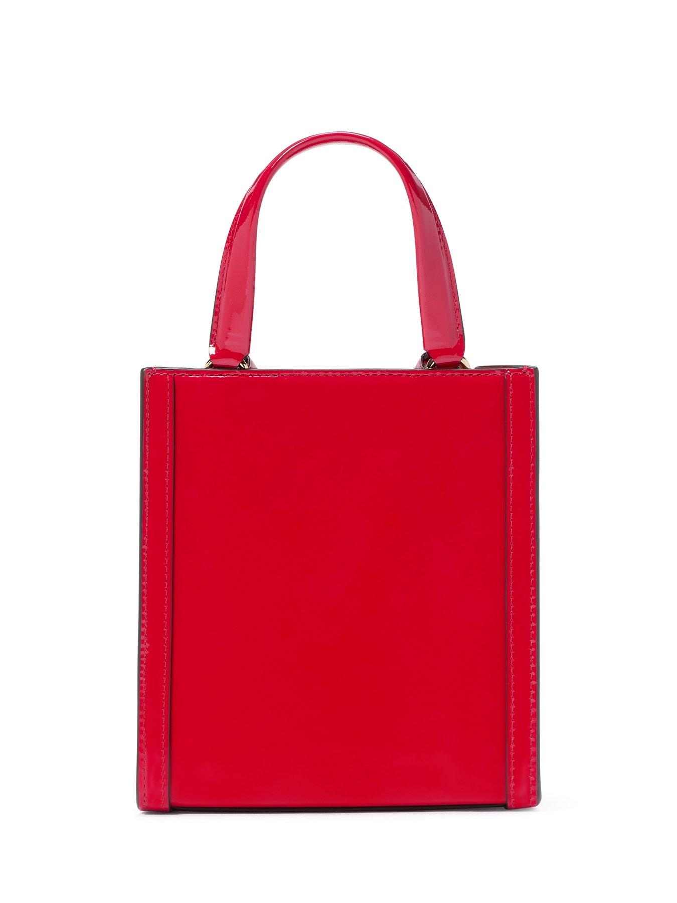 Image 2 of 5 of Kate Spade New York Key To My Heart Embossed Patent Leather Manhattan Mini Tote