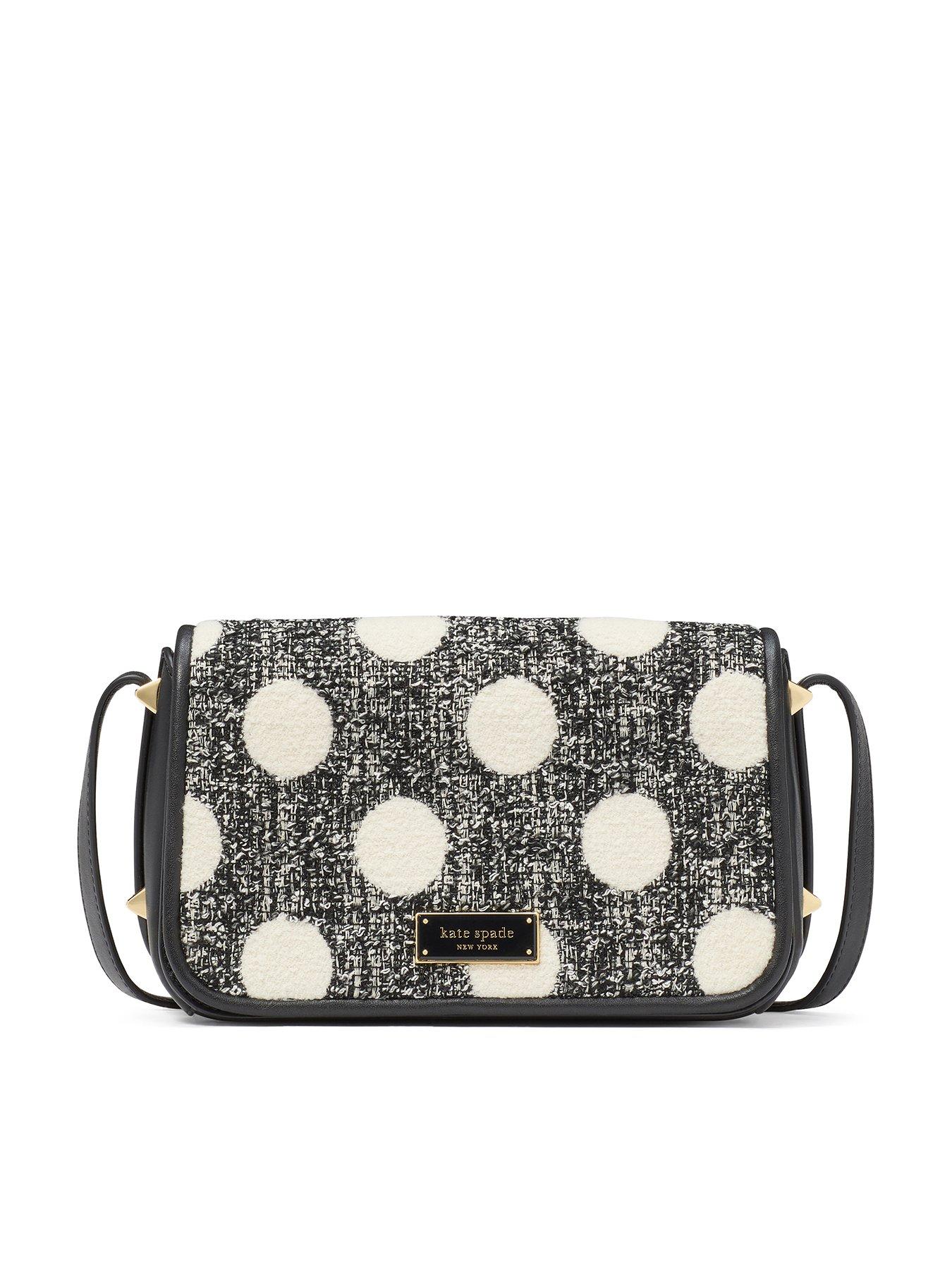 undefined New Flap Group Dot Tweed Small Flap Crossbody