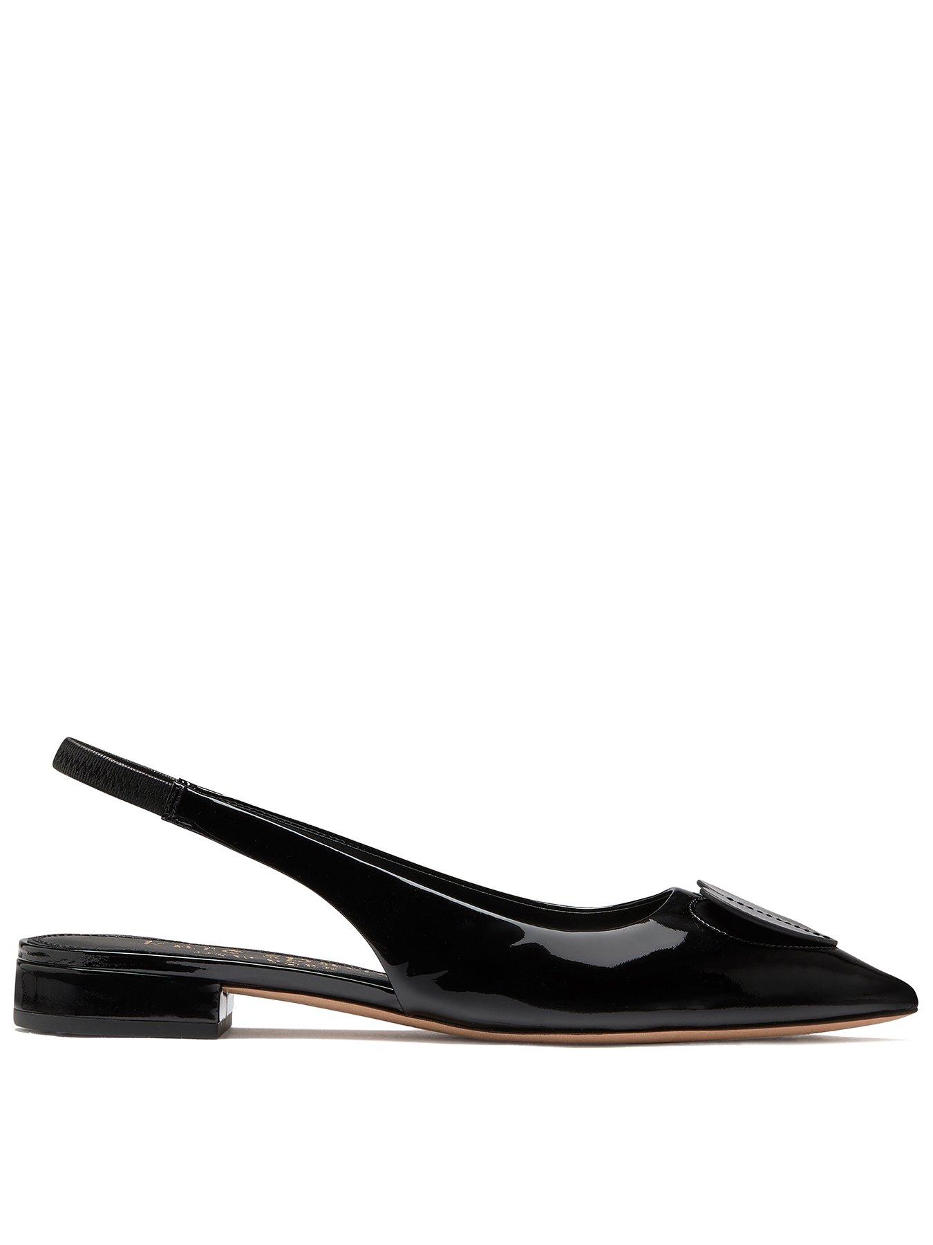 undefined Perfect Pair Heart Slingback Flat - Black