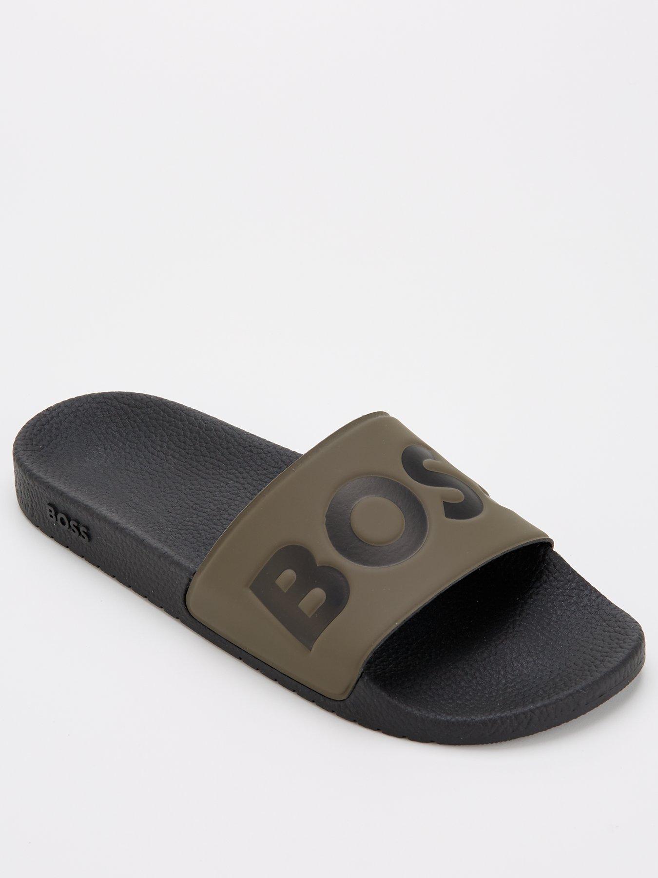 undefined Aryeh Contrast Logo Sliders - Khaki