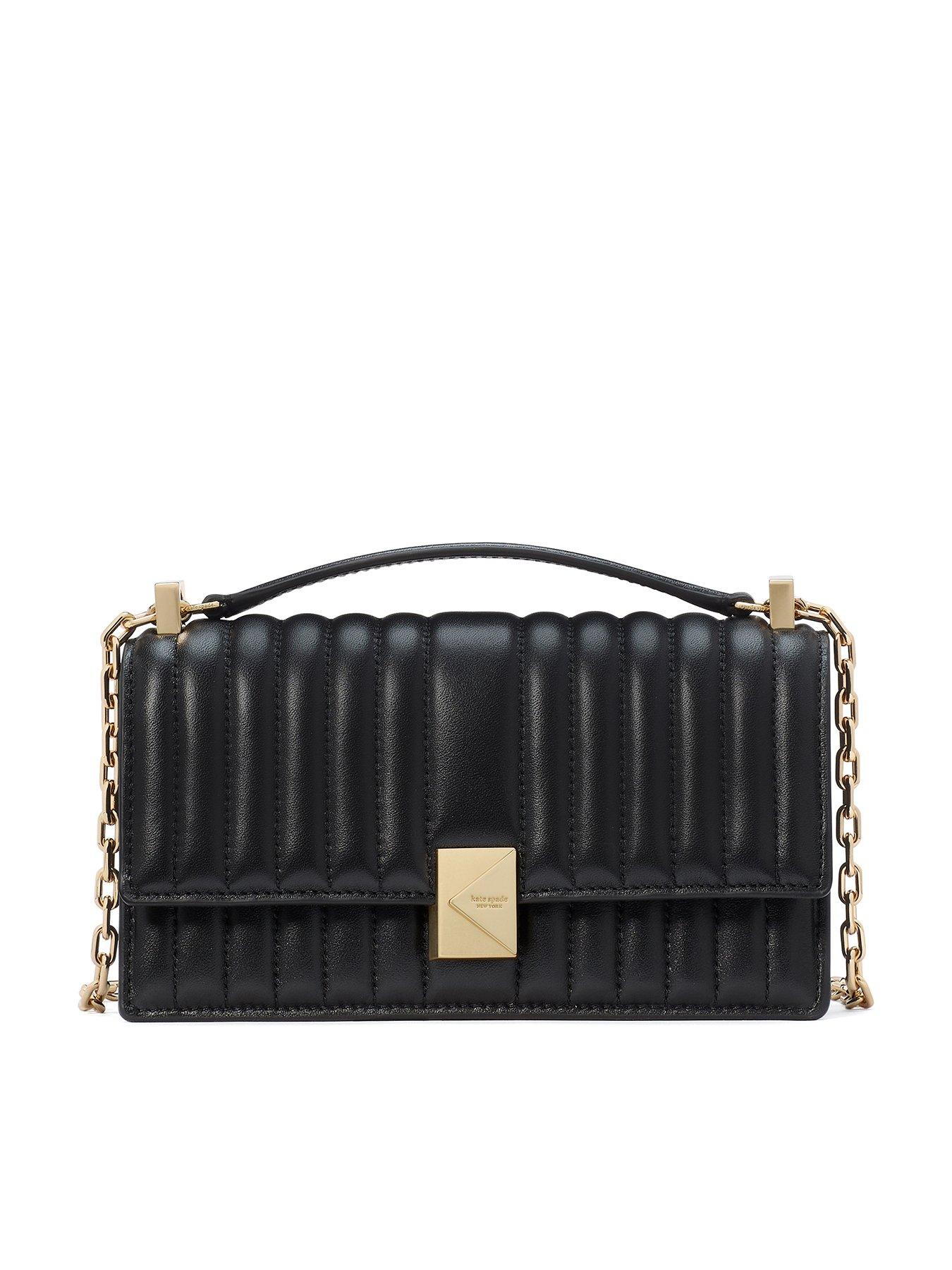 undefined Deco Quilted Leather Mini Flap Chain Crossbody