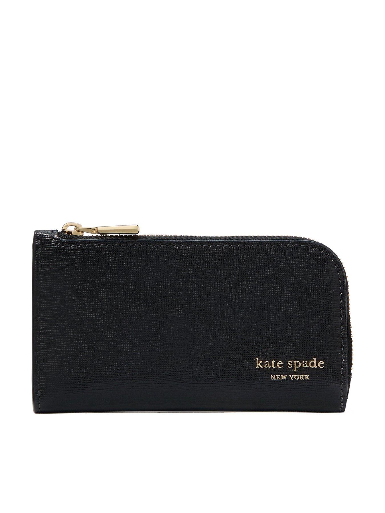 undefined Devin Saffiano Leather Small Slim Bifold Wallet
