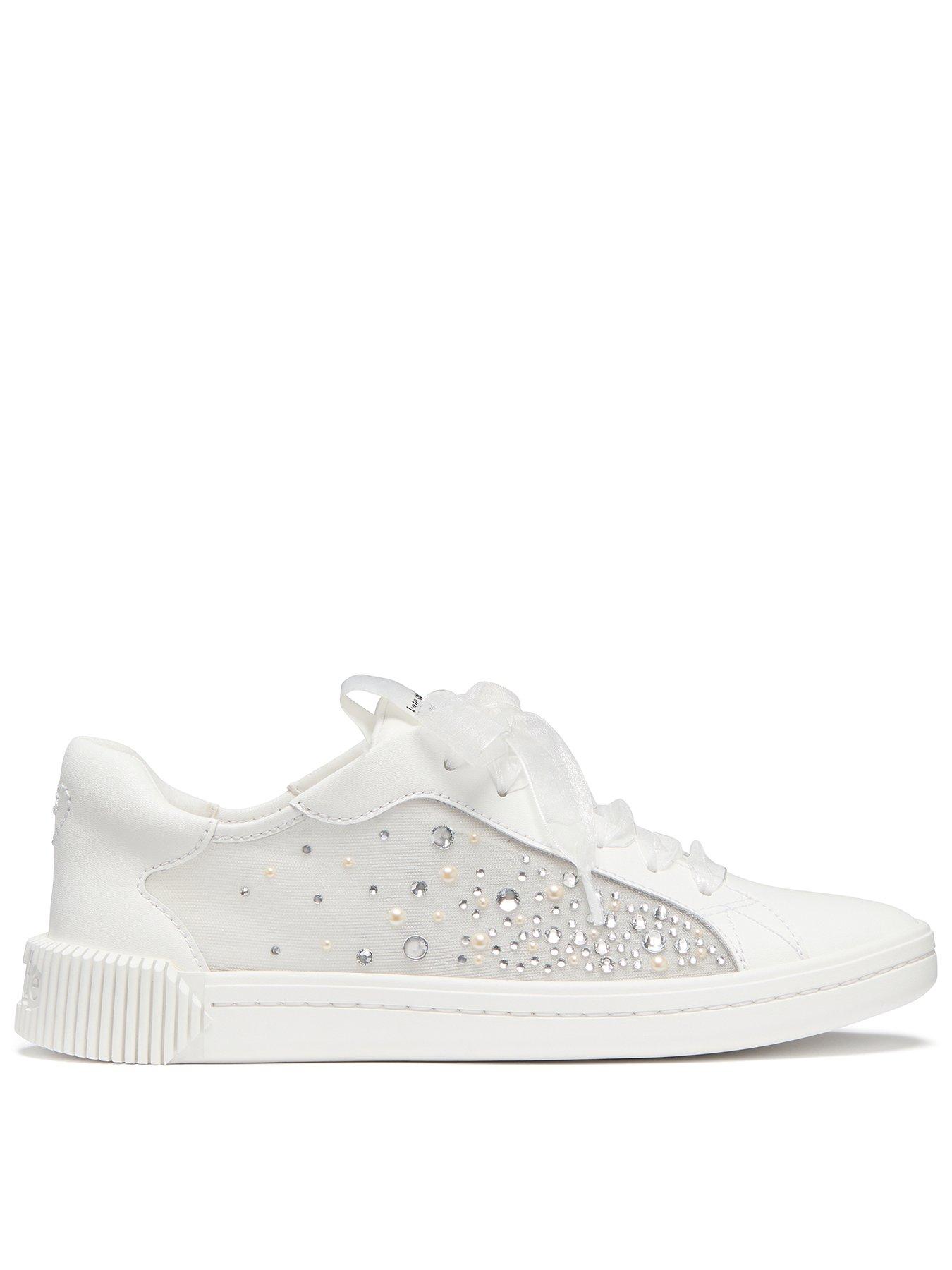 undefined Tori Crystals Lace Up Sneaker