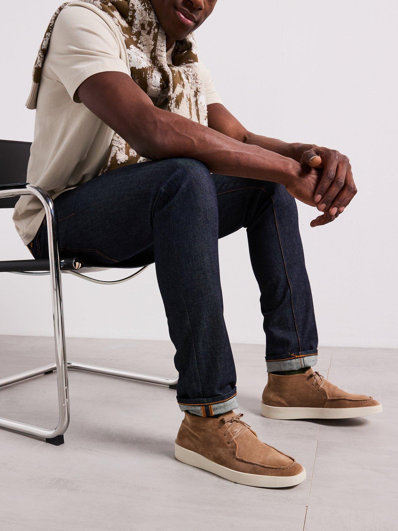 BOSS Clay Suede Desert Boots Light Brown Very