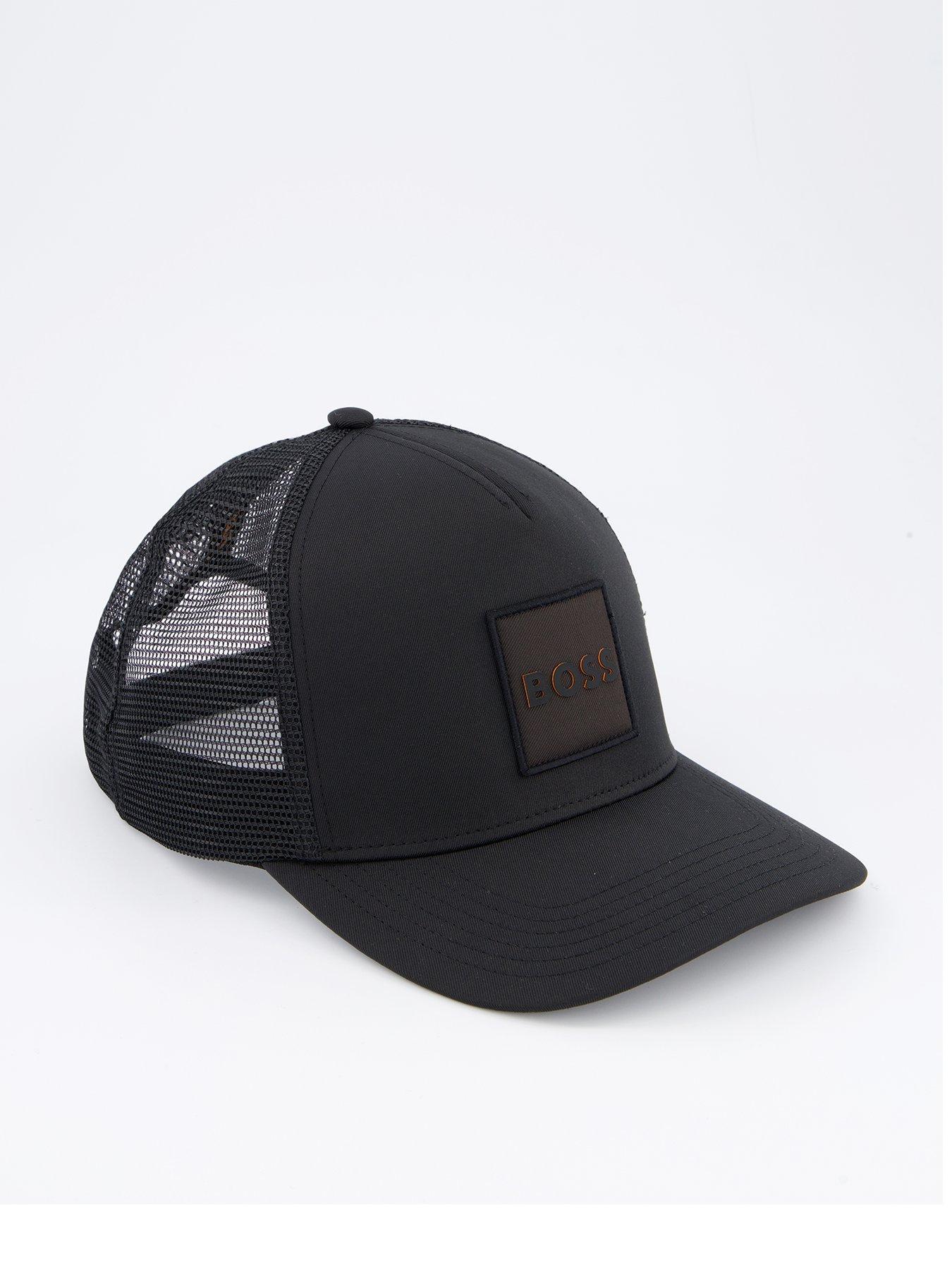 Image 1 of 4 of BOSS Elliot Patch Logo Trucker Cap - Black