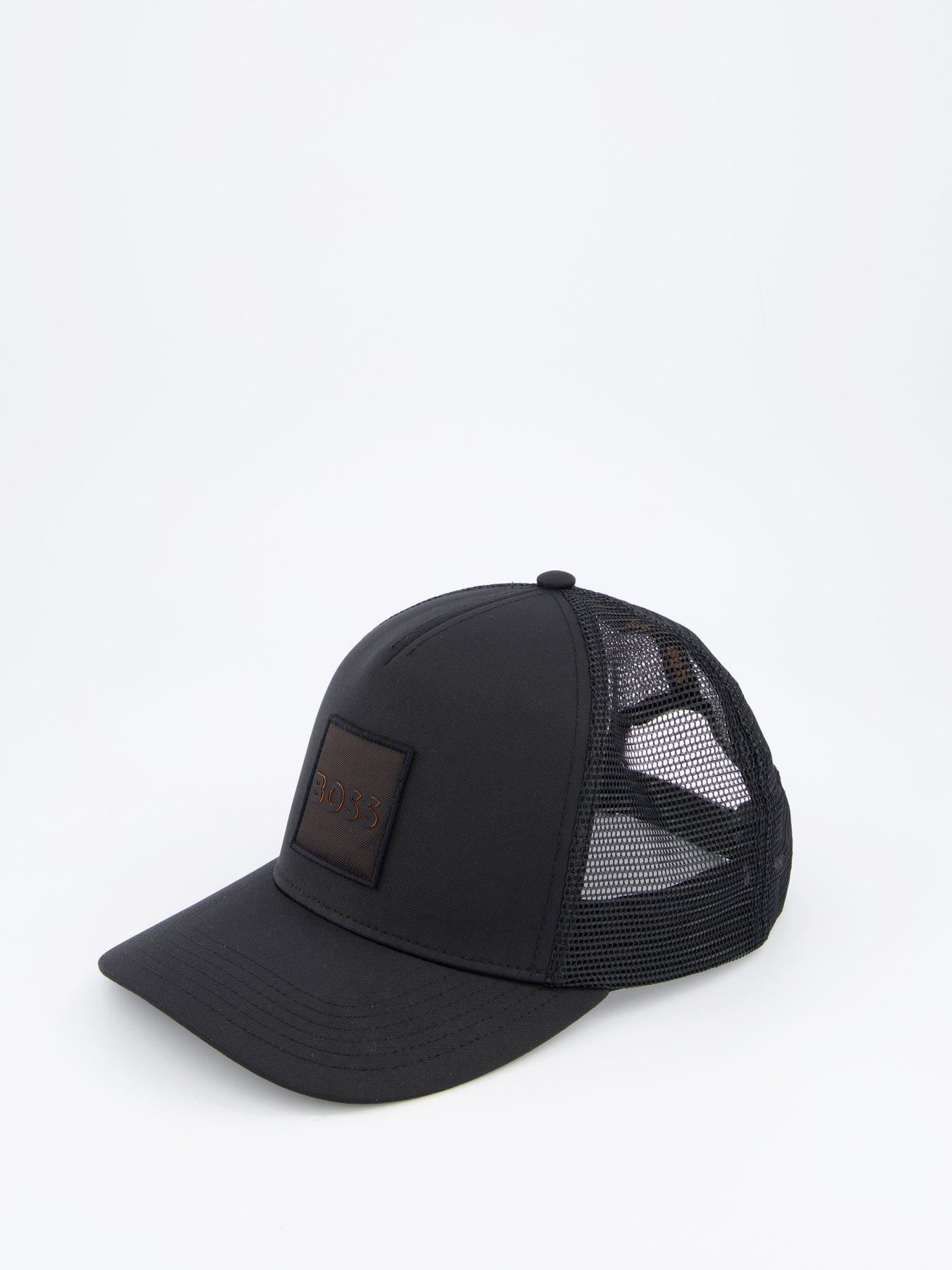 Image 2 of 4 of BOSS Elliot Patch Logo Trucker Cap - Black