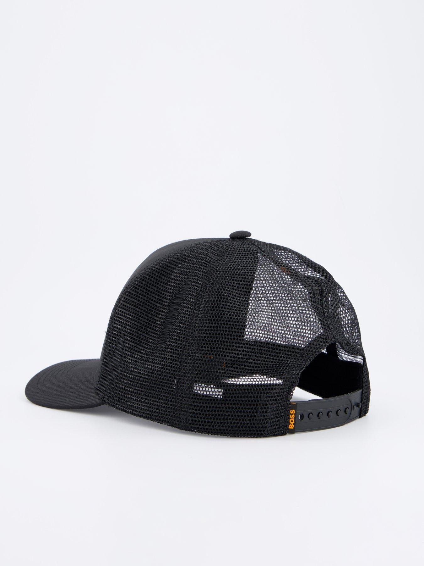 Image 3 of 4 of BOSS Elliot Patch Logo Trucker Cap - Black