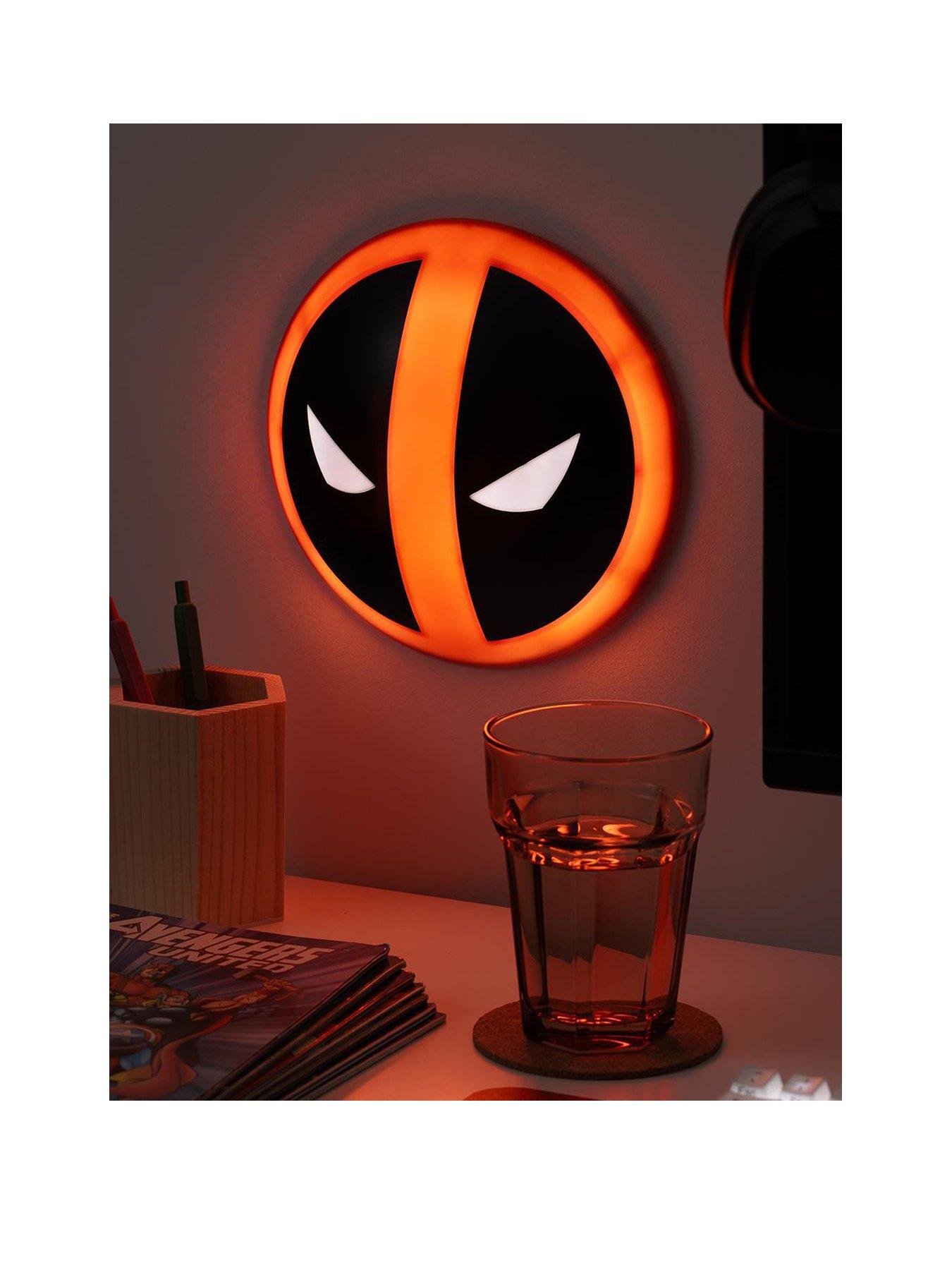 Product photograph of Deadpool Logo Light from very.co.uk