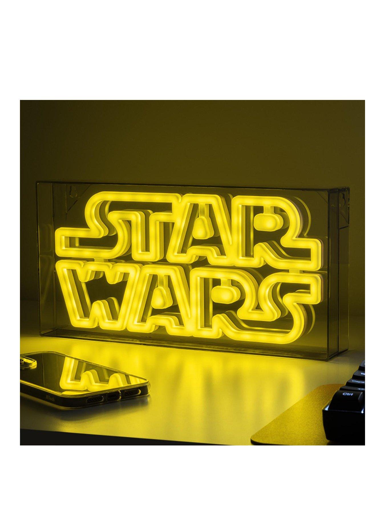 Product photograph of Star Wars Led Neon Light from very.co.uk