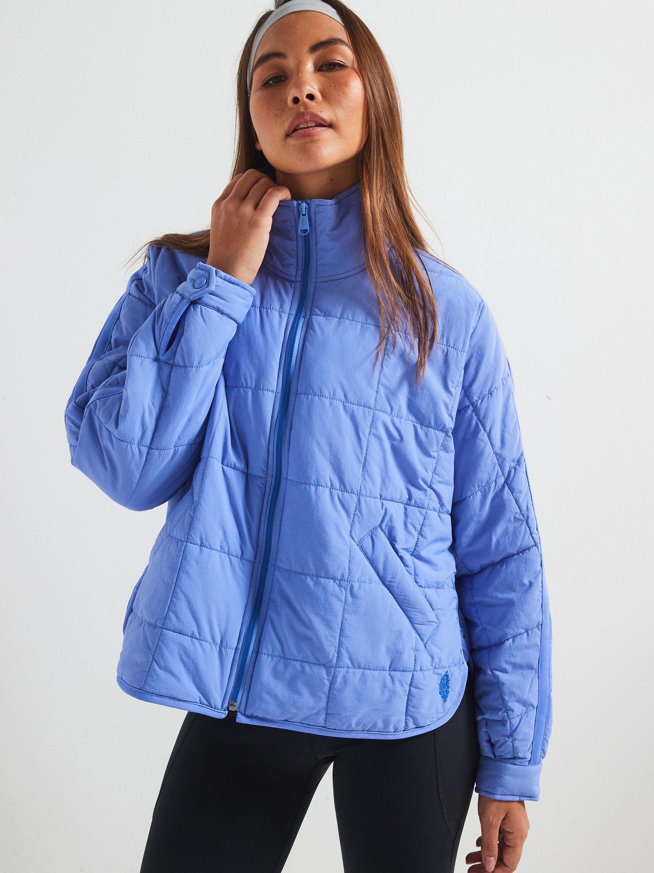 undefined Womens Pippa Packable Puffer Jacket - Blueberry