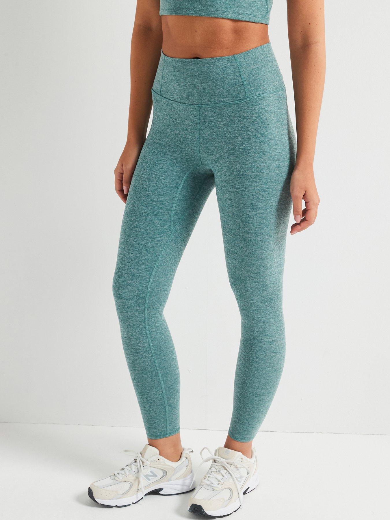undefined Womens Training Never Better Heather Tights - Midnight Jade