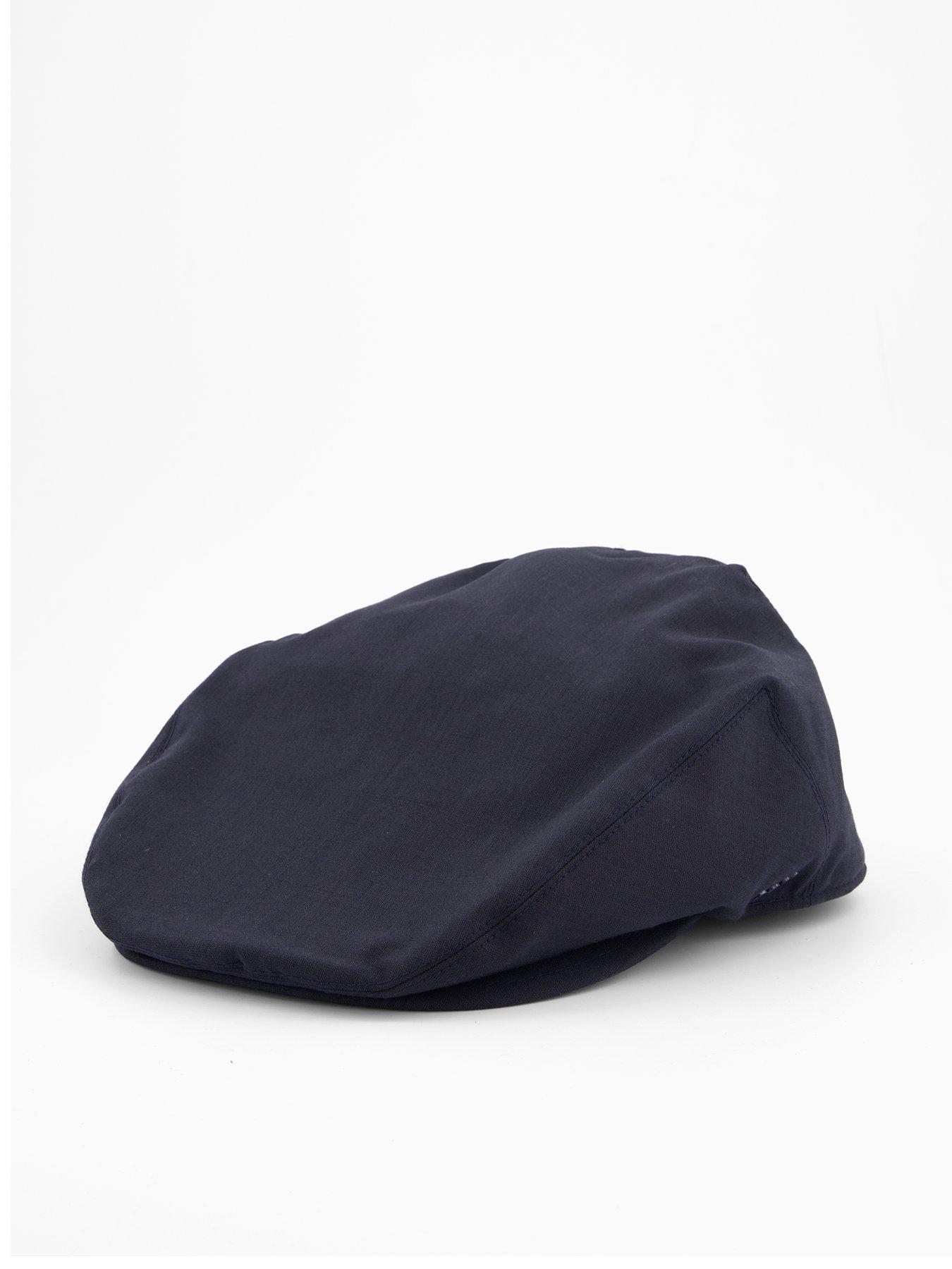 undefined Stefaan Tech Wool Flat Cap- Navy