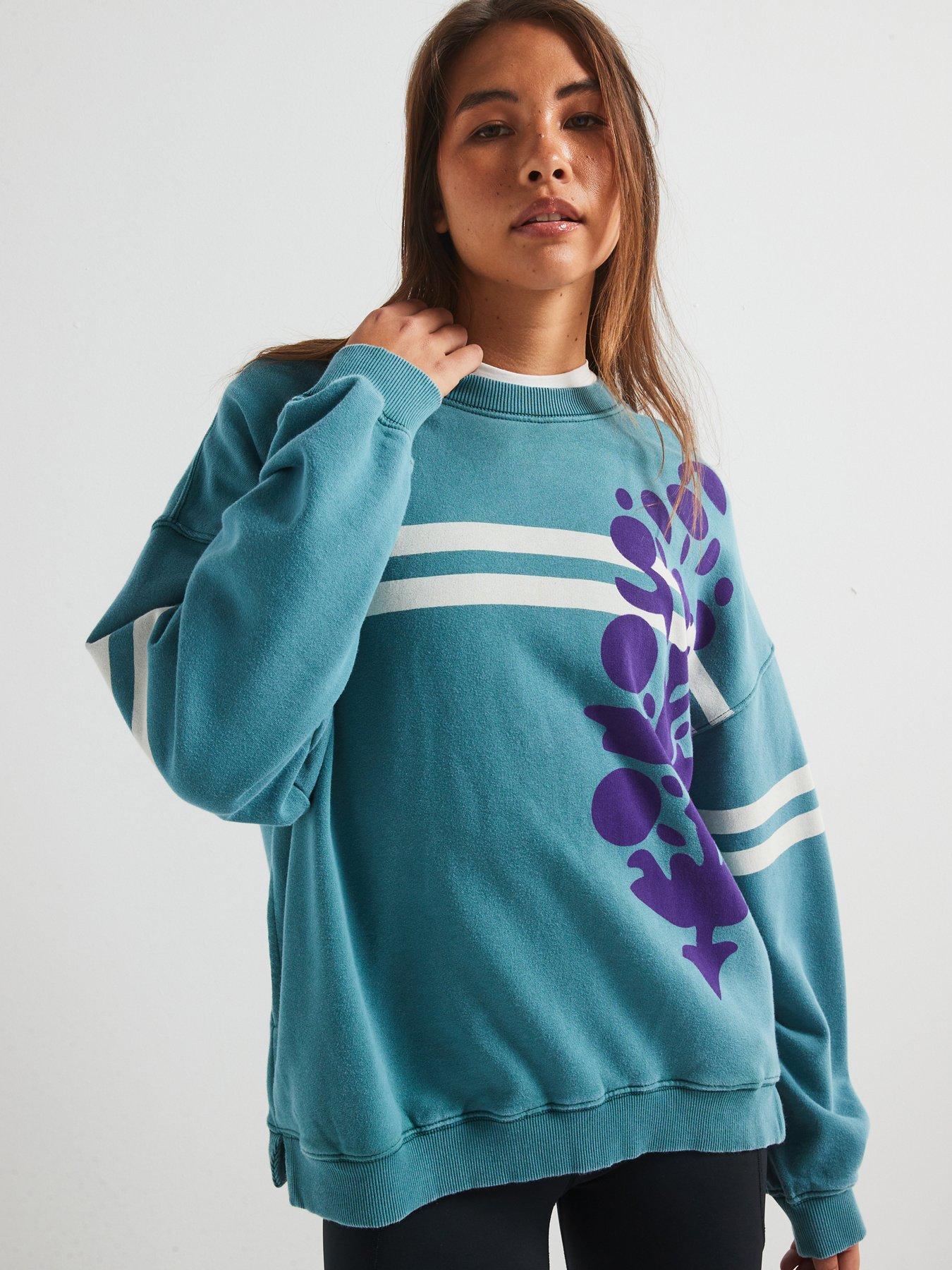 undefined Womens All Star Pullover Logo Sweat - Green