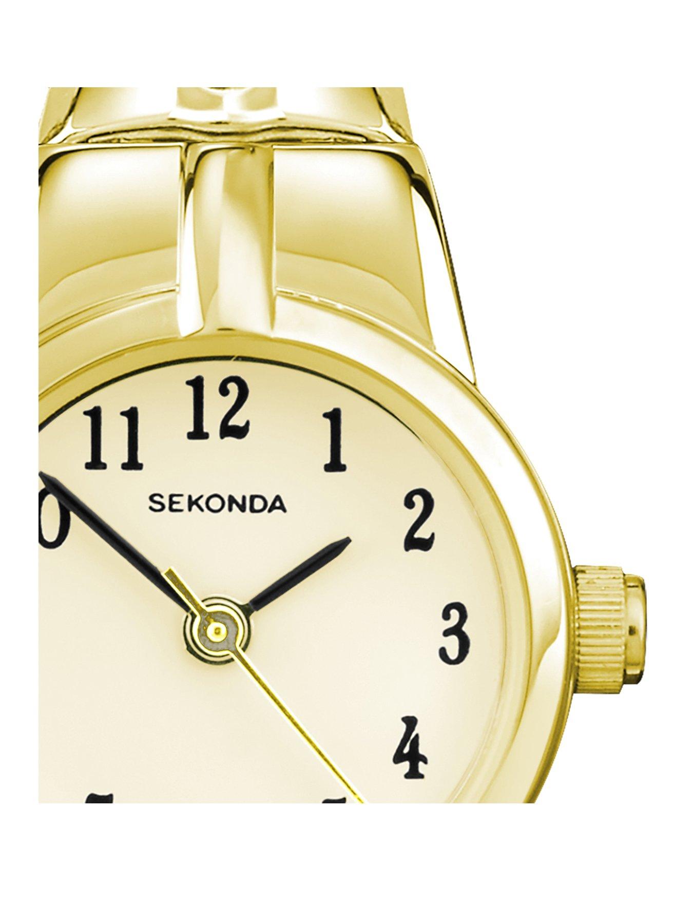 Image 2 of 7 of Sekonda Womens Newton Gold Stainless Steel Bracelet with Cream Dial Analogue Watch