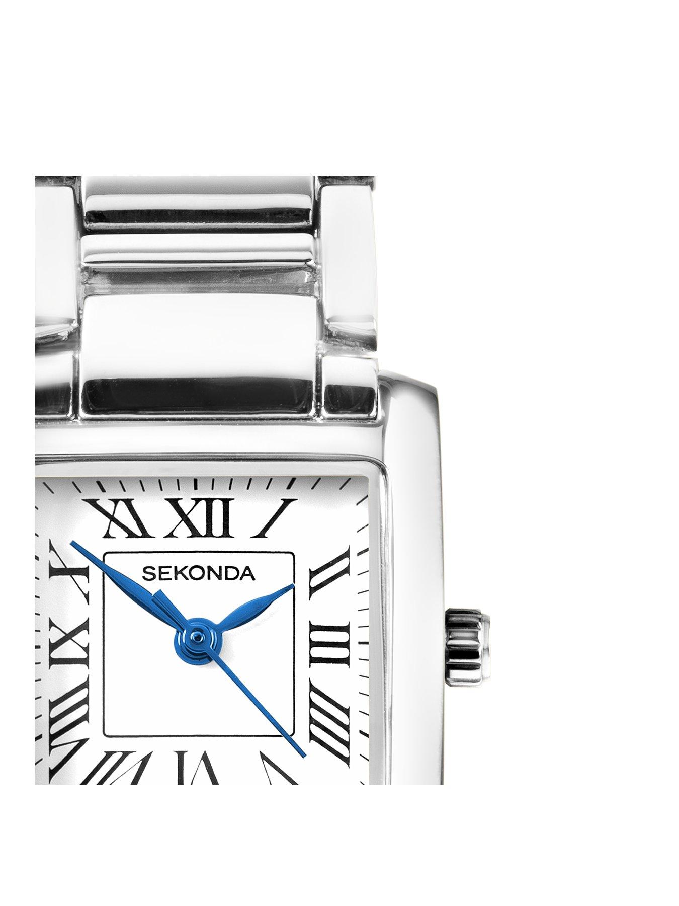 Sekonda Classic Montreal 30245 – Orologio Uomo Quarzo 30 Mm – Cassa Rettangolare Bicolore Con Numeri Romani - 2