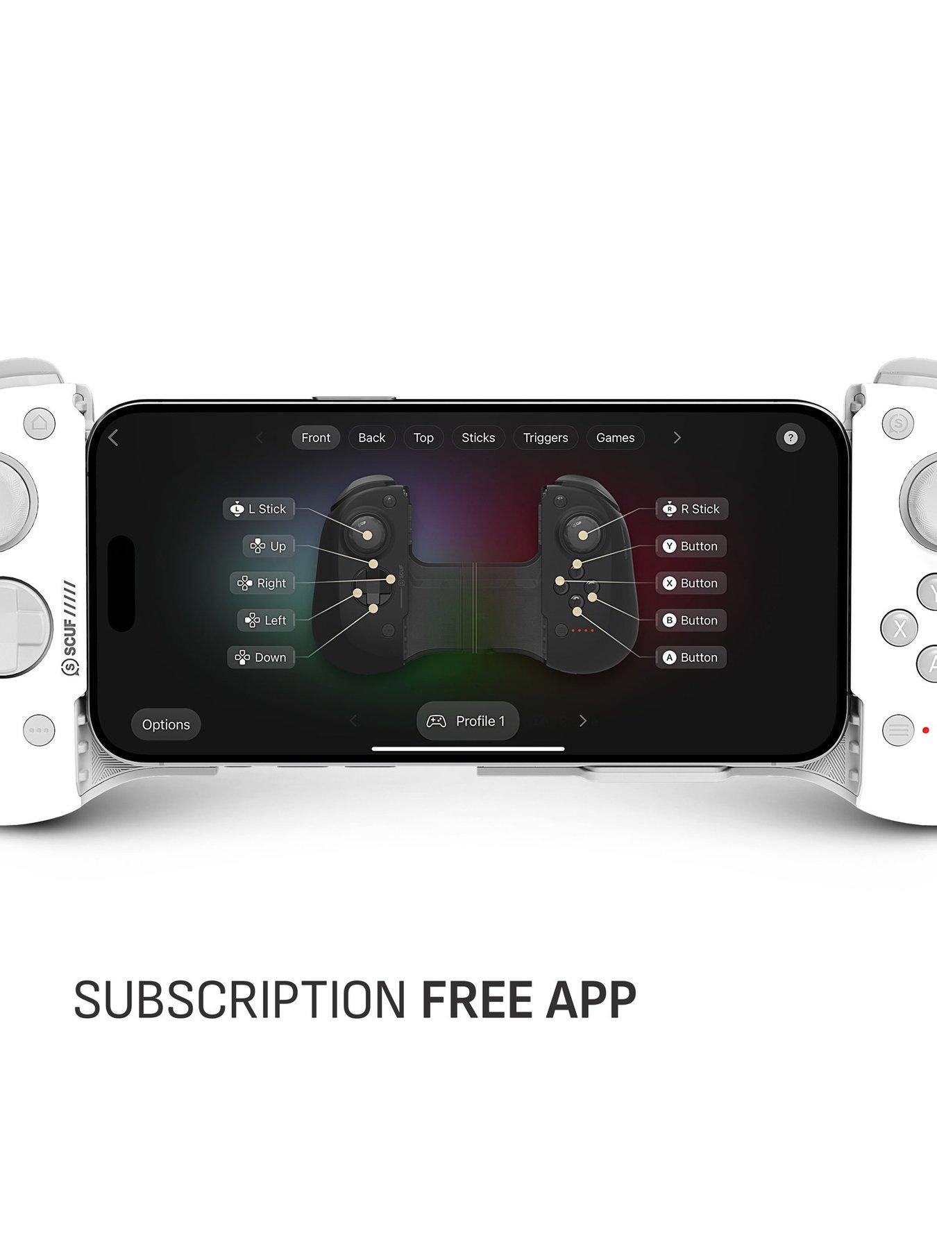Image 6 of 7 of Scuf Nomad Mobile Controller for iOS - White EU