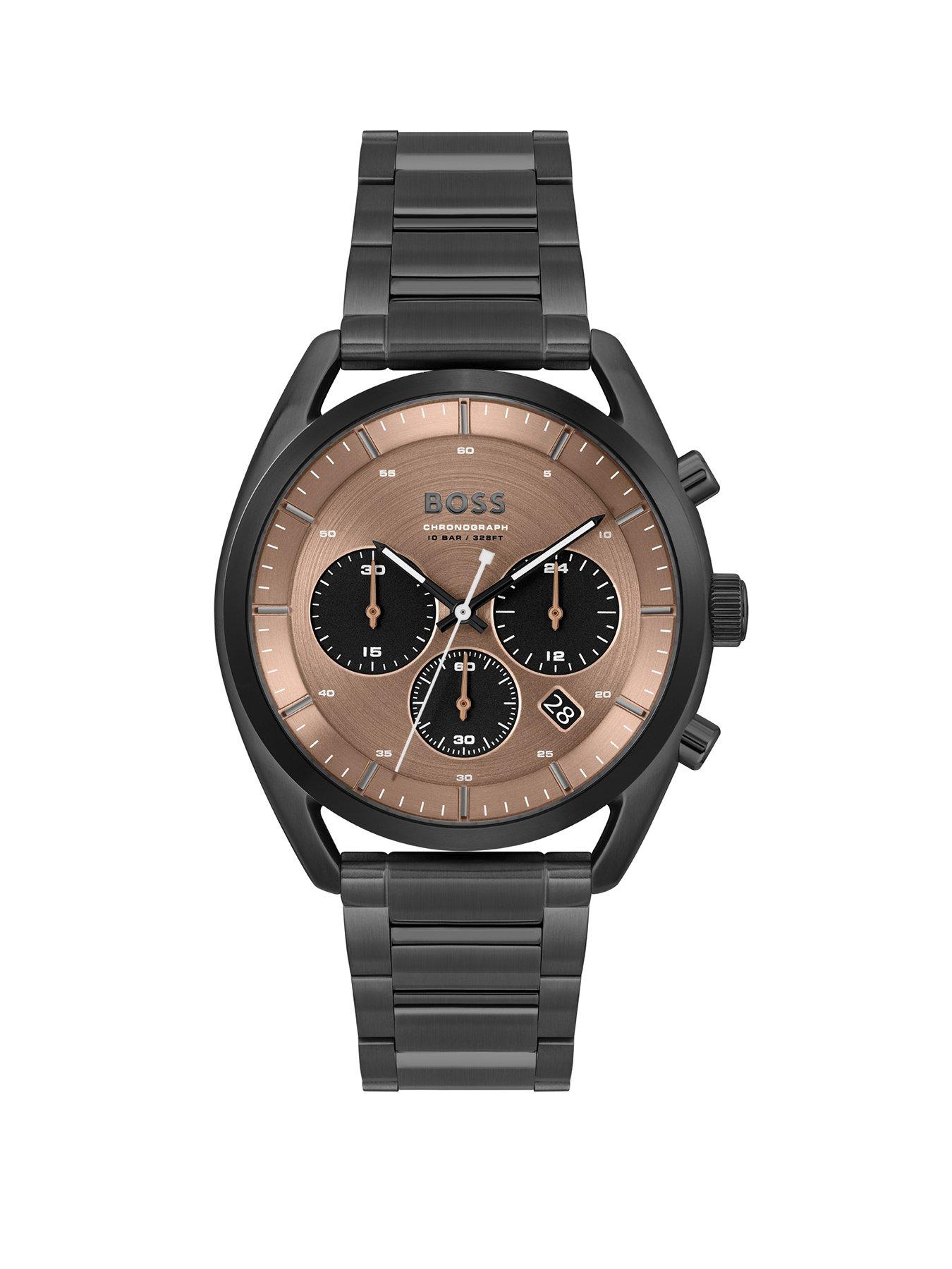 Product photograph of Boss Boss Centre Court Gents Chronograph Watch from very.co.uk