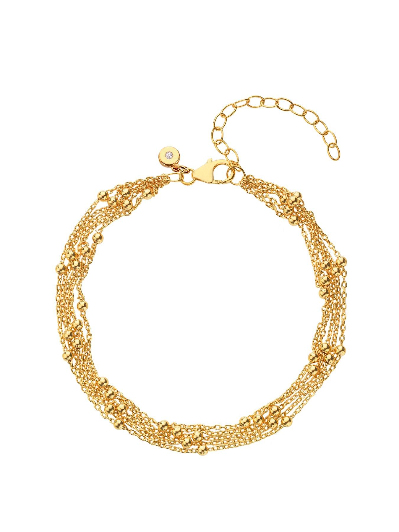 Image 1 of 3 of Hot Diamonds HD X TG Multi Strand Bead Bracelet