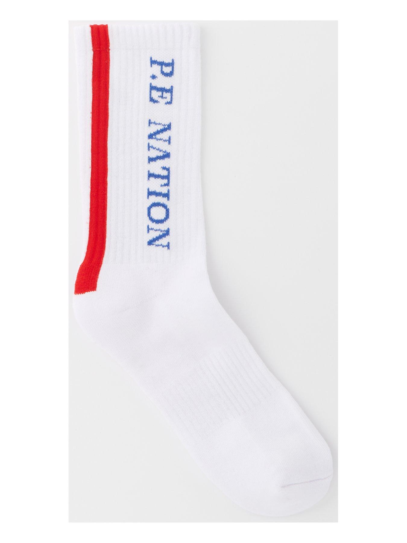 P.E Nation Womens Training Industry Sock - White