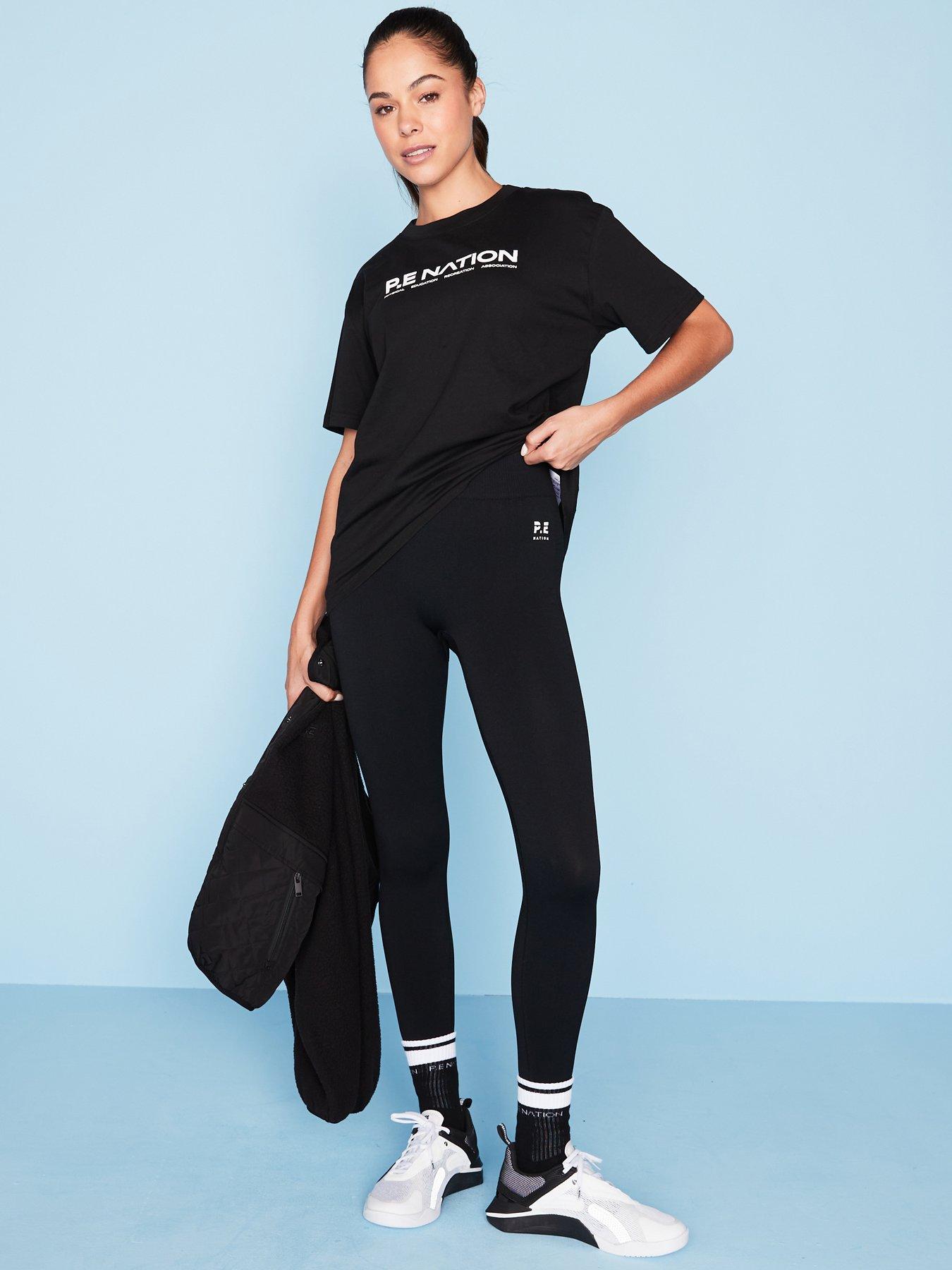 Image 3 of 6 of P.E Nation Womens Training Aero T-Shirt - Black