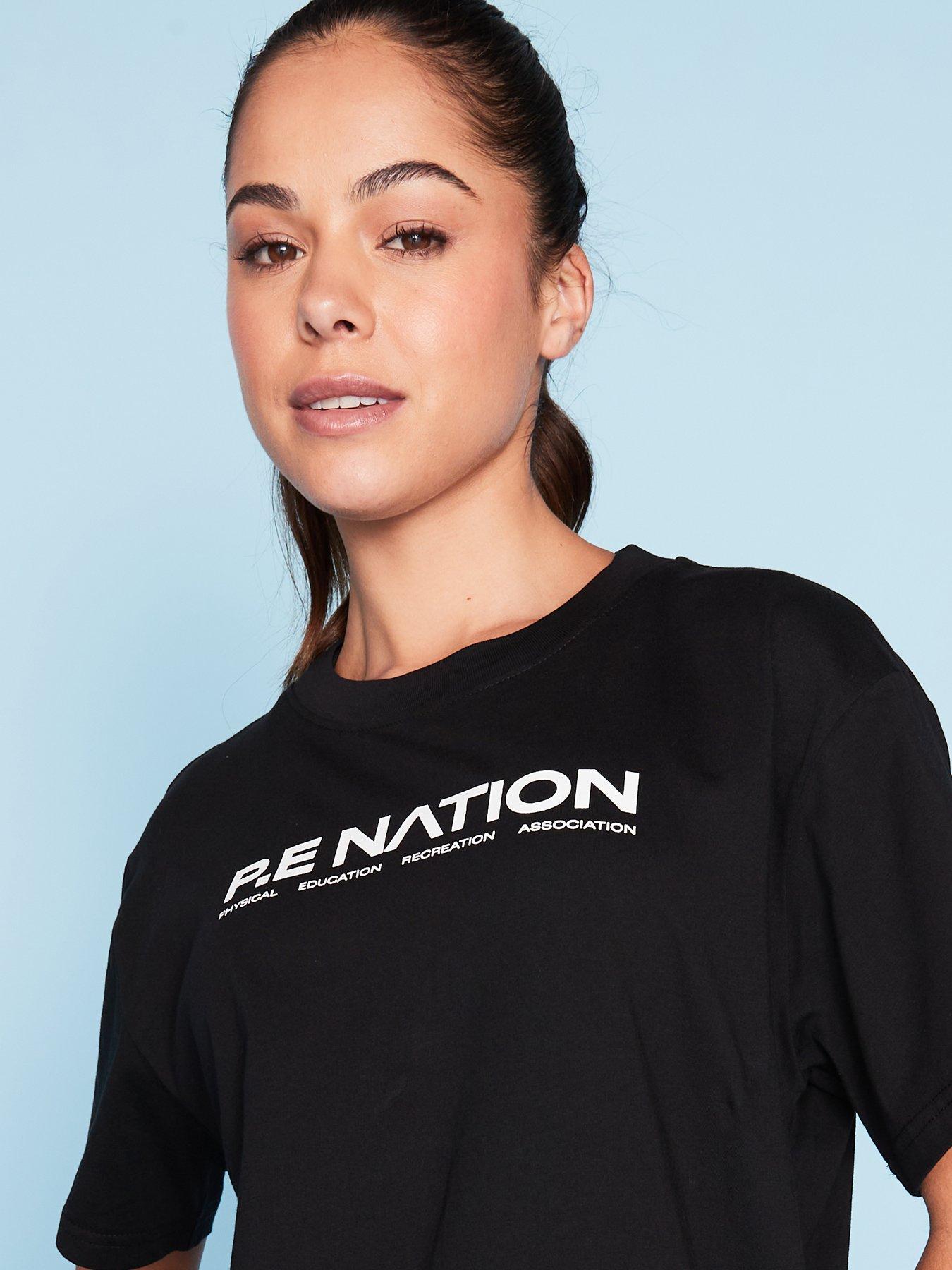 Image 4 of 6 of P.E Nation Womens Training Aero T-Shirt - Black