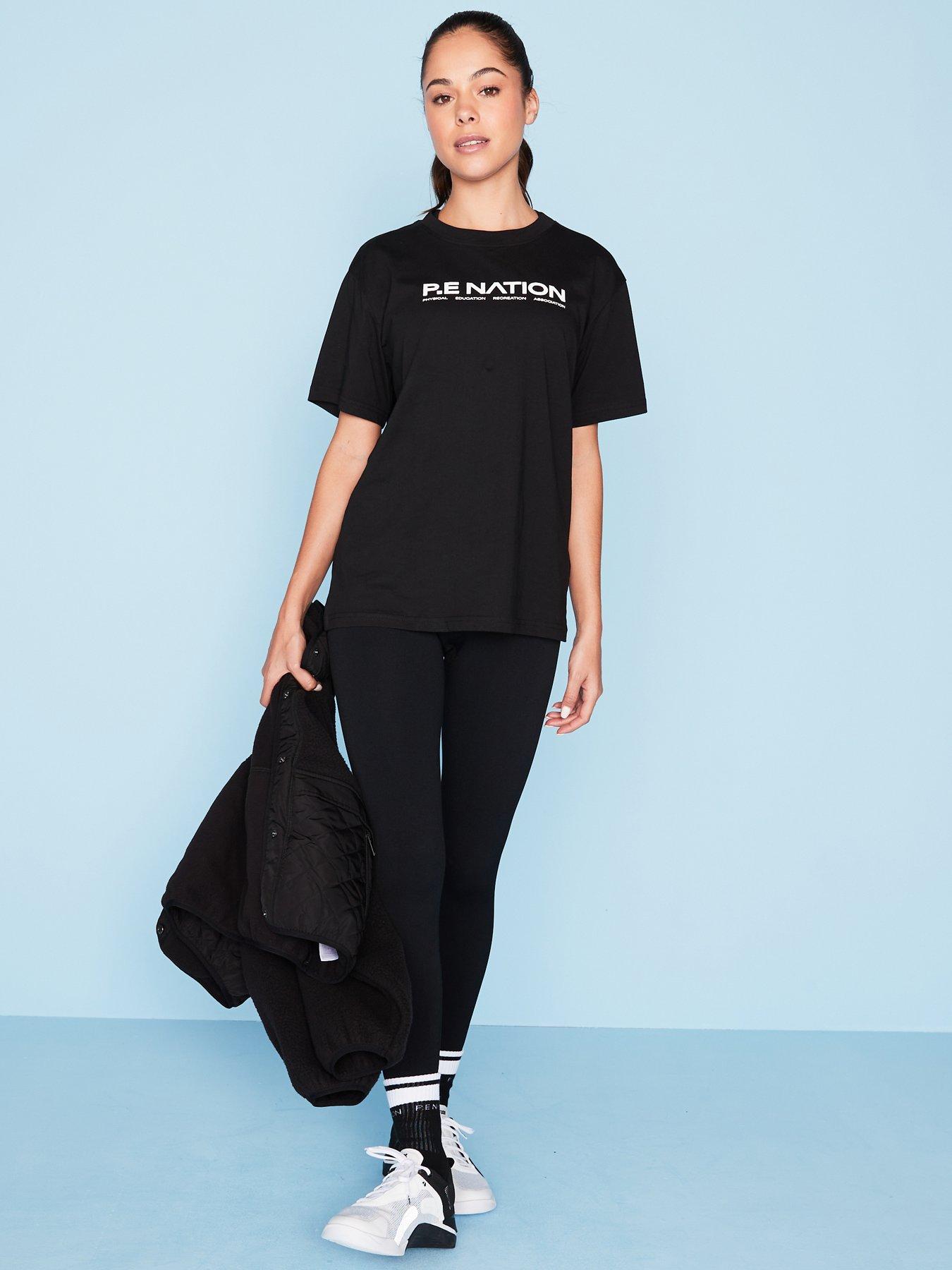 Image 5 of 6 of P.E Nation Womens Training Aero T-Shirt - Black
