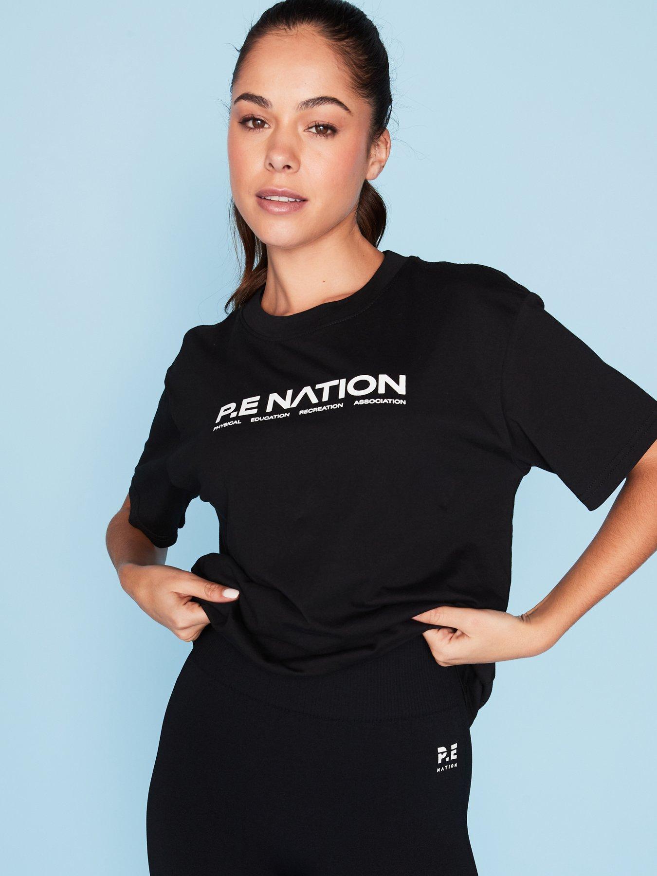 Image 6 of 6 of P.E Nation Womens Training Aero T-Shirt - Black