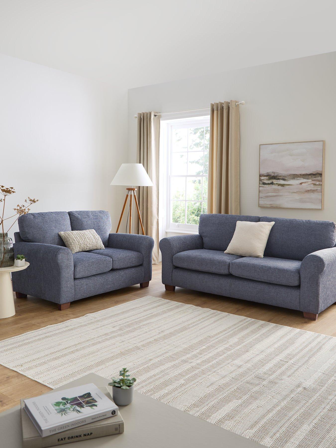 undefined New Bailey Fabric 3 + 2 Seater Sofa Set (Buy  &  SAVE!) - FSC® Certified