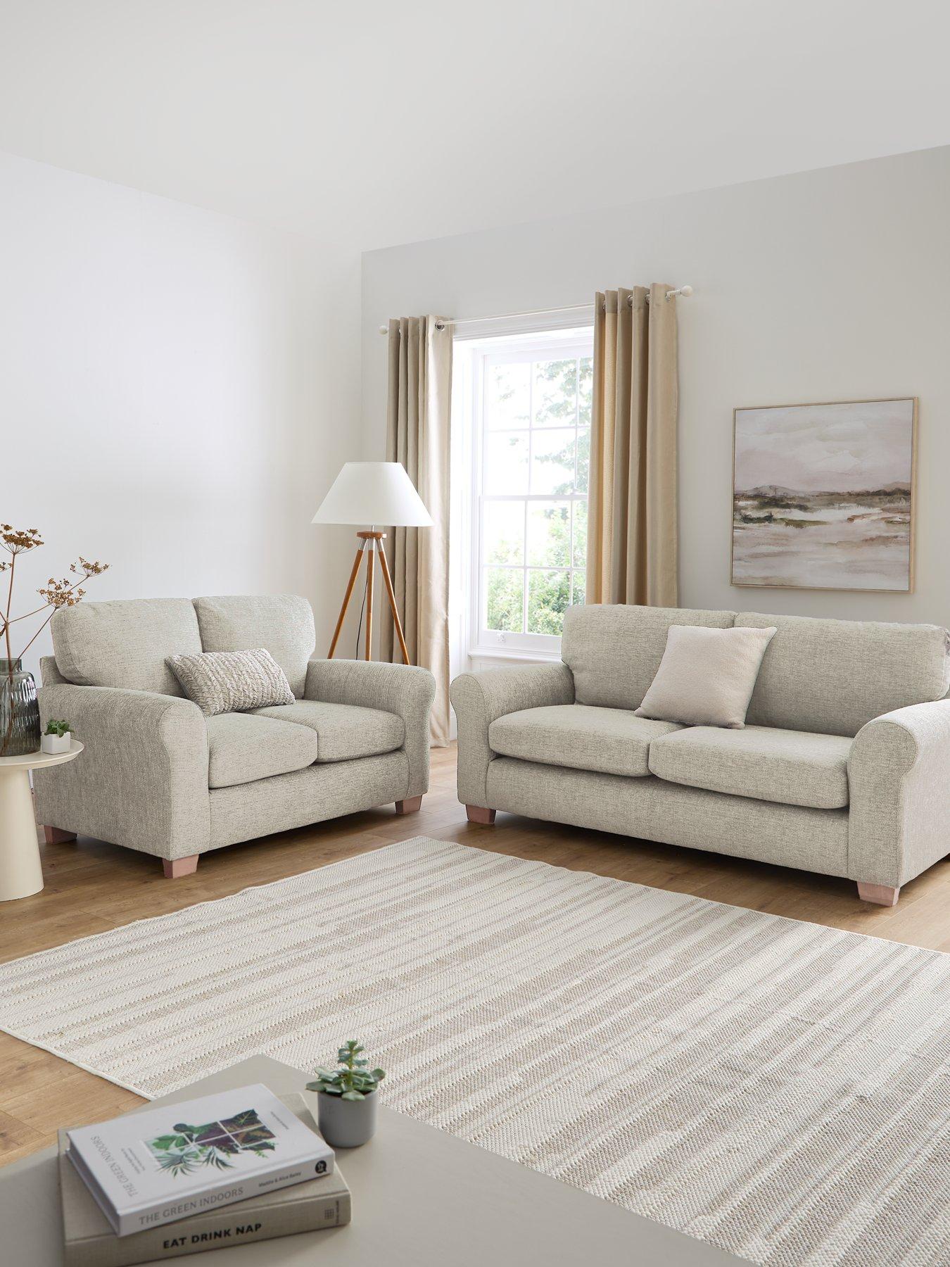 The Very Collection New Bailey Fabric 3 + 2 Seater Sofa Set (Buy  &  SAVE!) - FSC® Certified