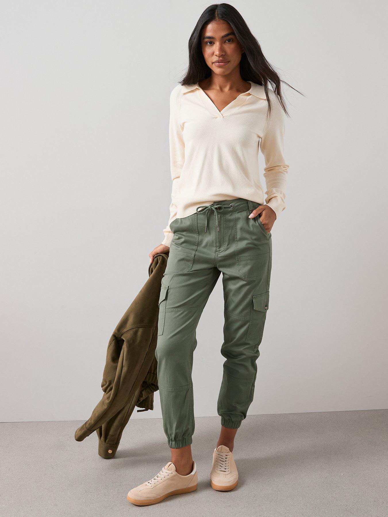 Image 3 of 6 of V by Very Utility Cargo Joggers - Khaki