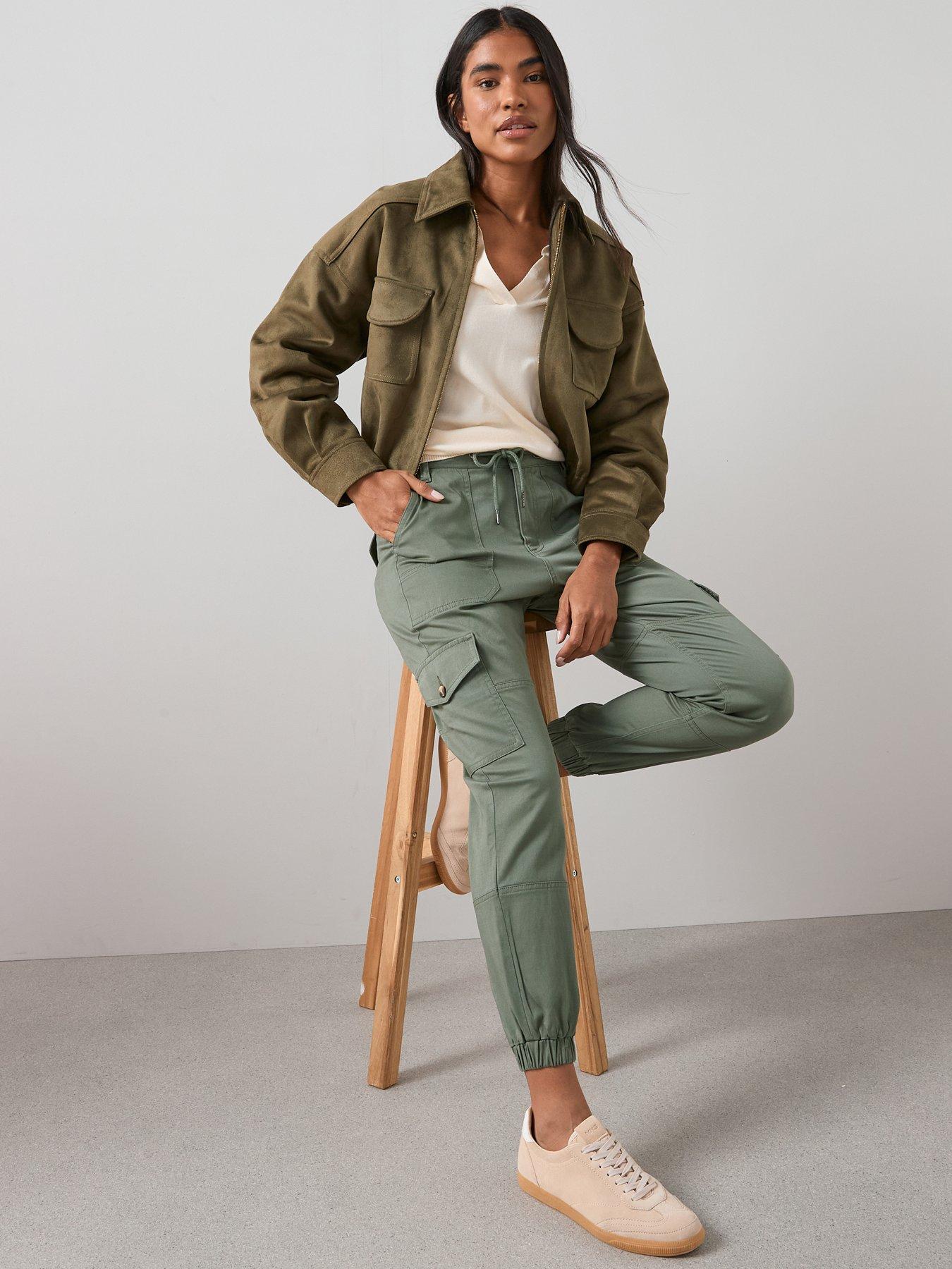 Image 5 of 6 of V by Very Utility Cargo Joggers - Khaki