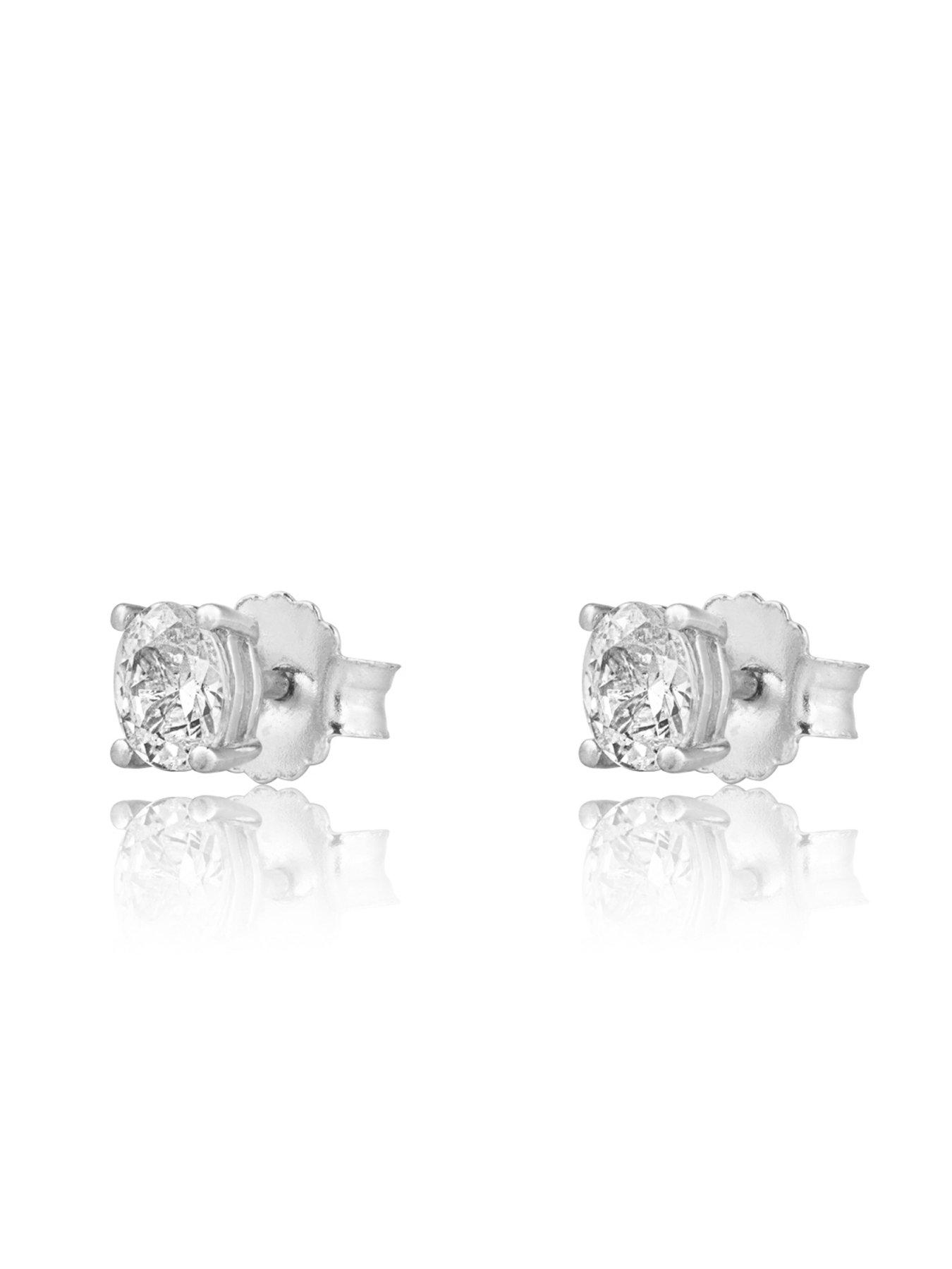 Image 6 of 6 of Love DIAMOND 9K 0.50ct Lab Grown Diamond Oval Cut Studs