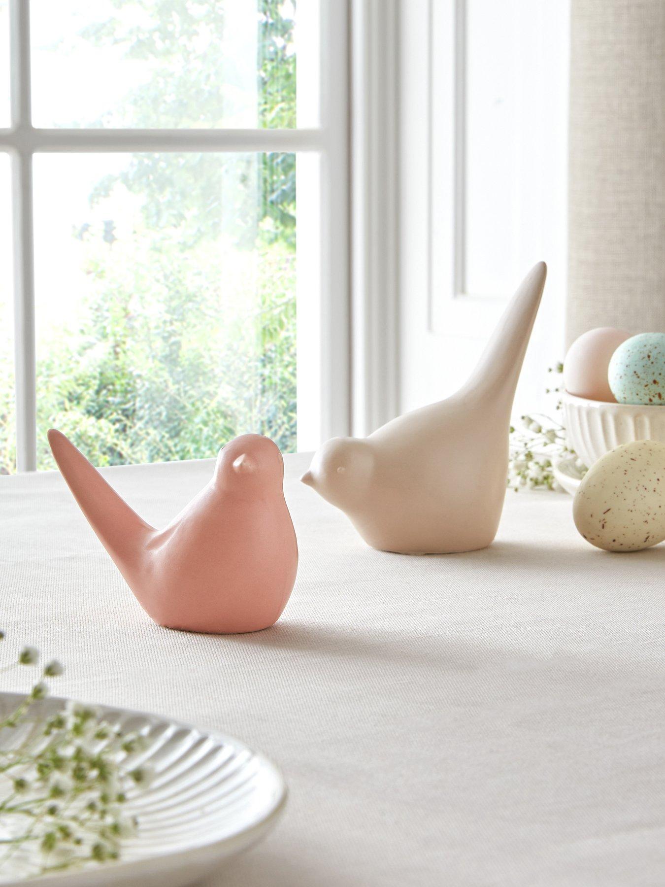 Image 1 of 6 of The Very Collection Set 2 Ceramic Spring Birds
