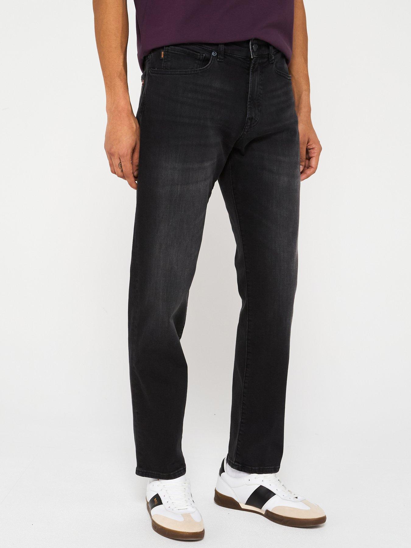 BOSS ReMaine Bo Soft Motion Regular Fit Jeans - Grey