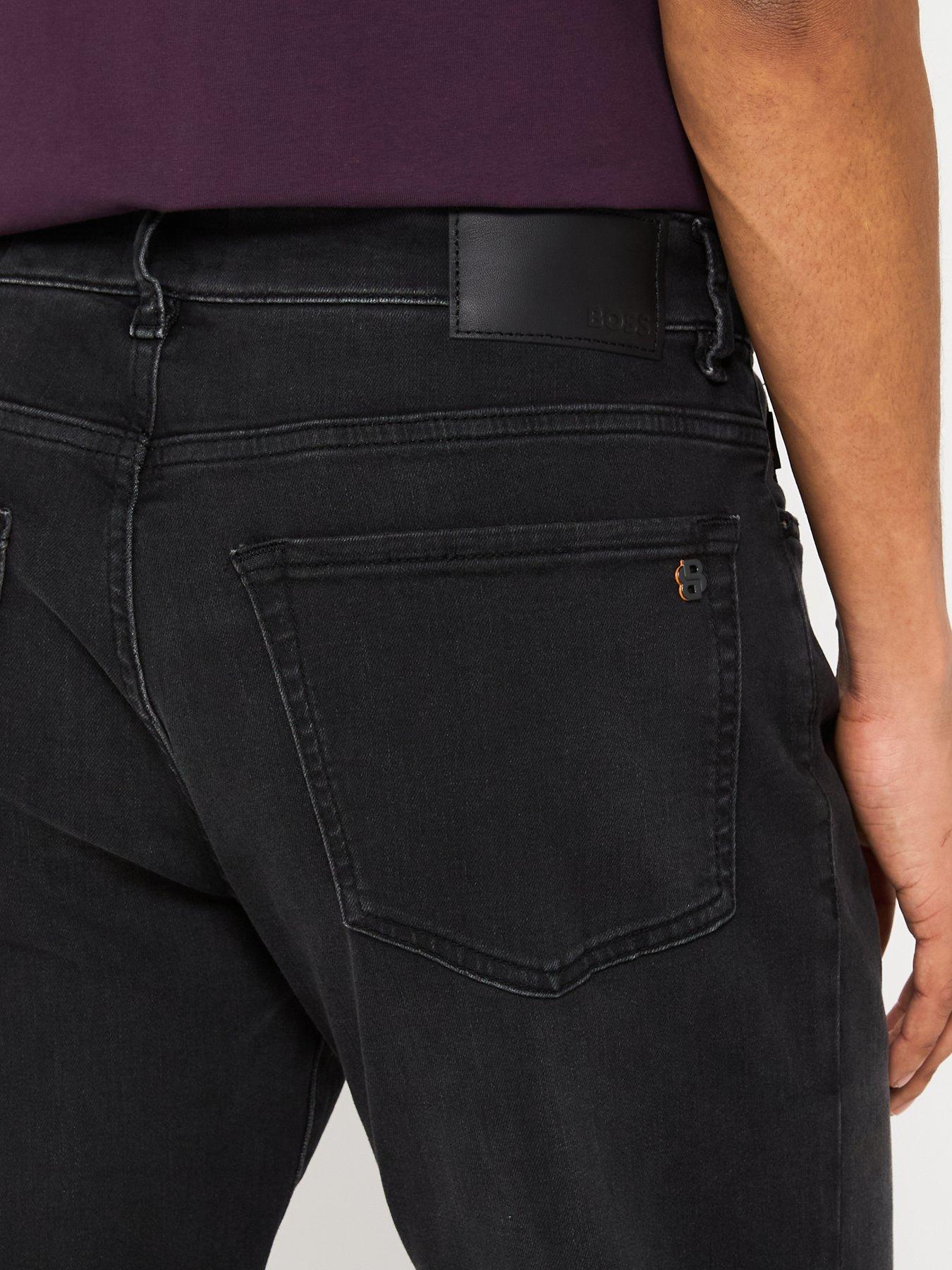 Image 4 of 4 of BOSS ReMaine Bo Soft Motion Regular Fit Jeans - Grey