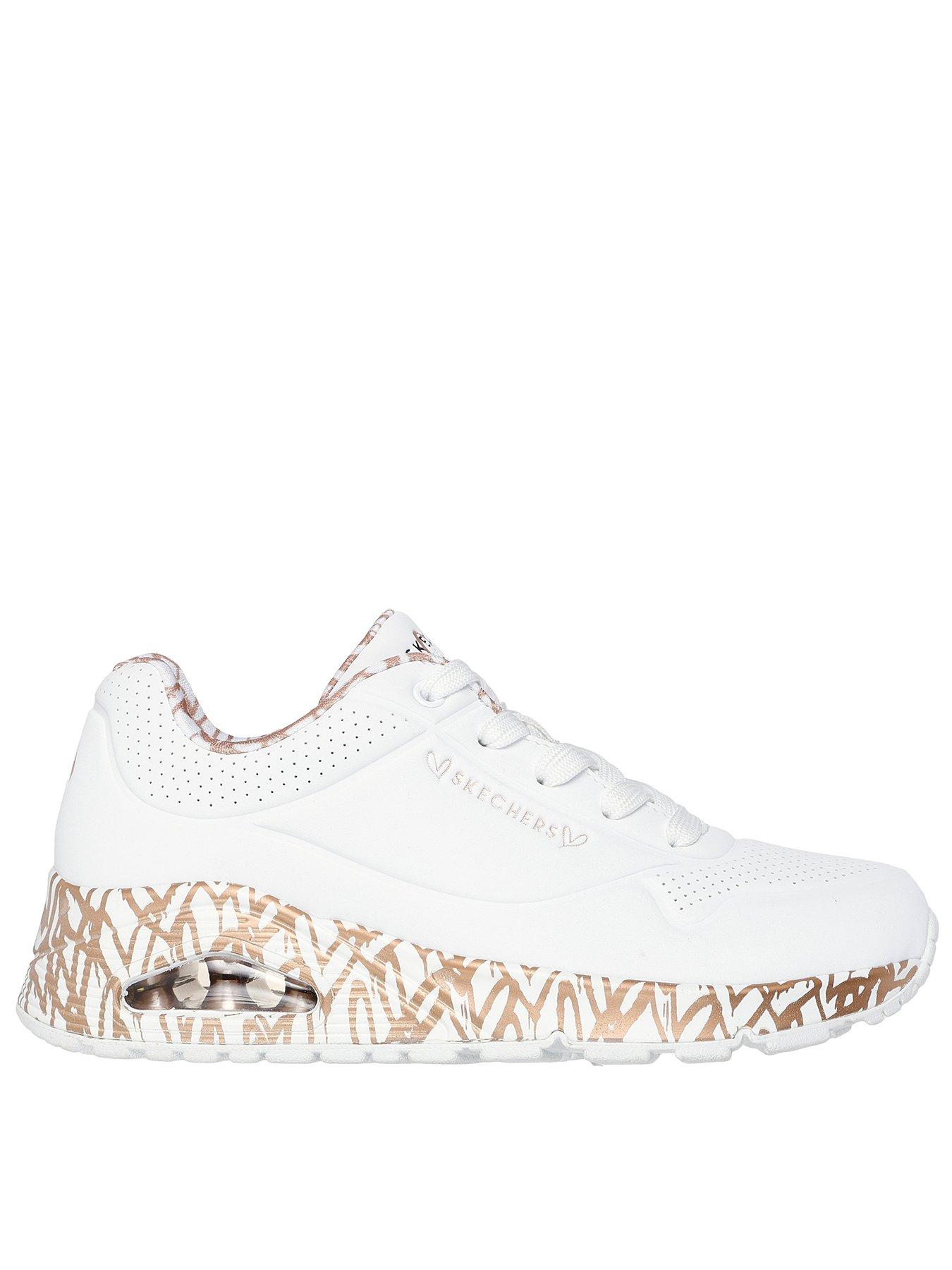 undefined Goldcrown Collab Uno Loving Love Multiheart Trainer - White