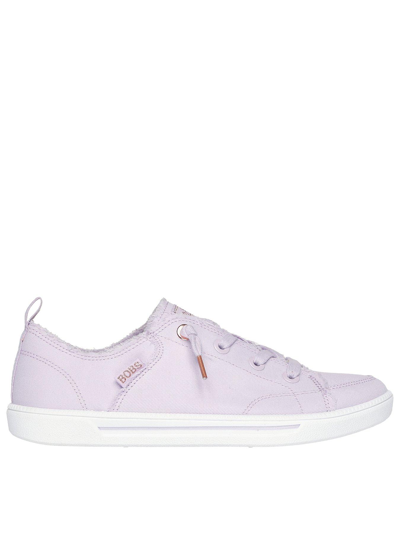 undefined B Cute 2.0 Frayed Canvas Deconstructed Faux Lace Slip On Lavender Canvas