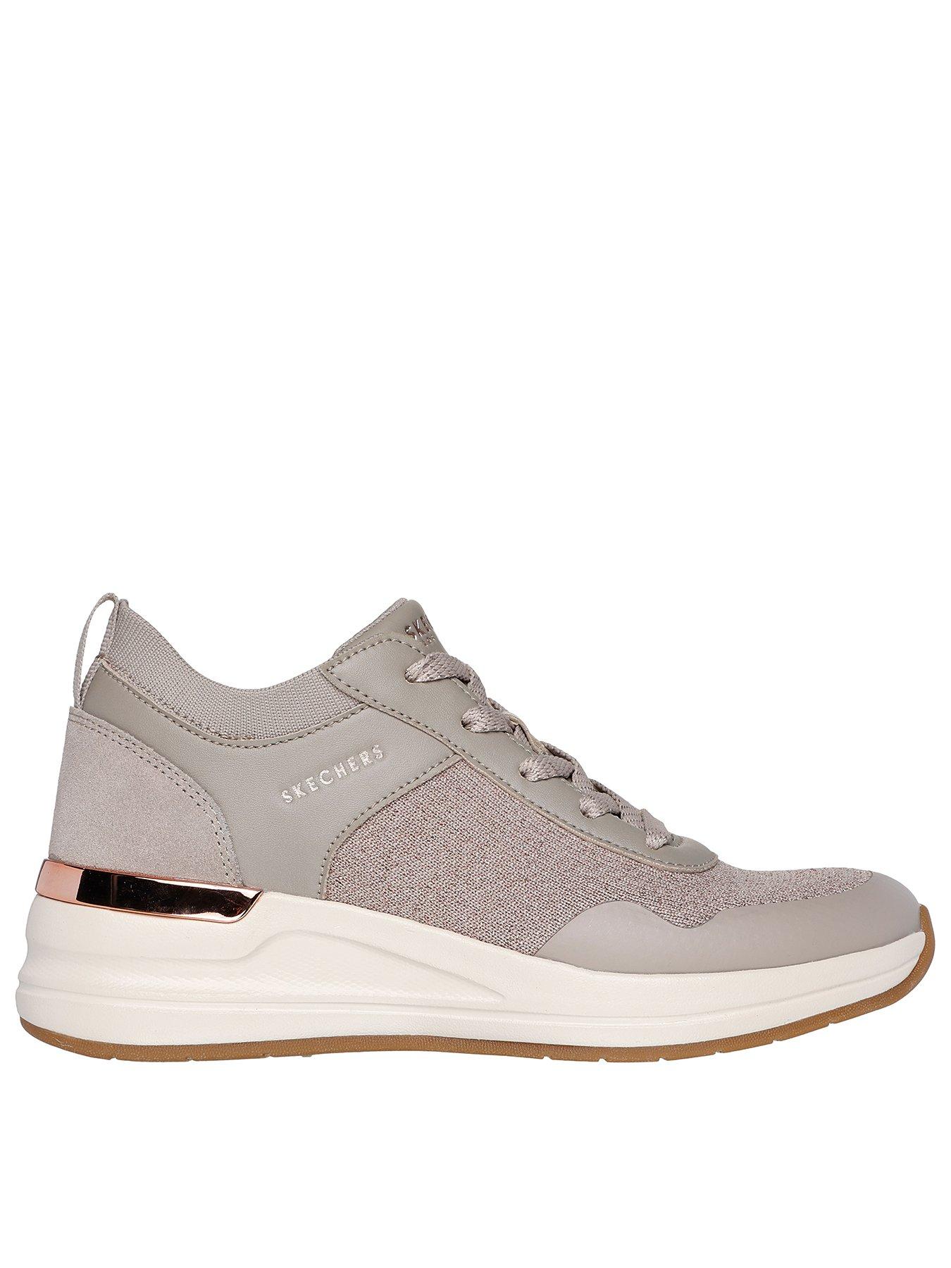 undefined Billion 2 Mylar Duraleather Wedge Trainer - Beige